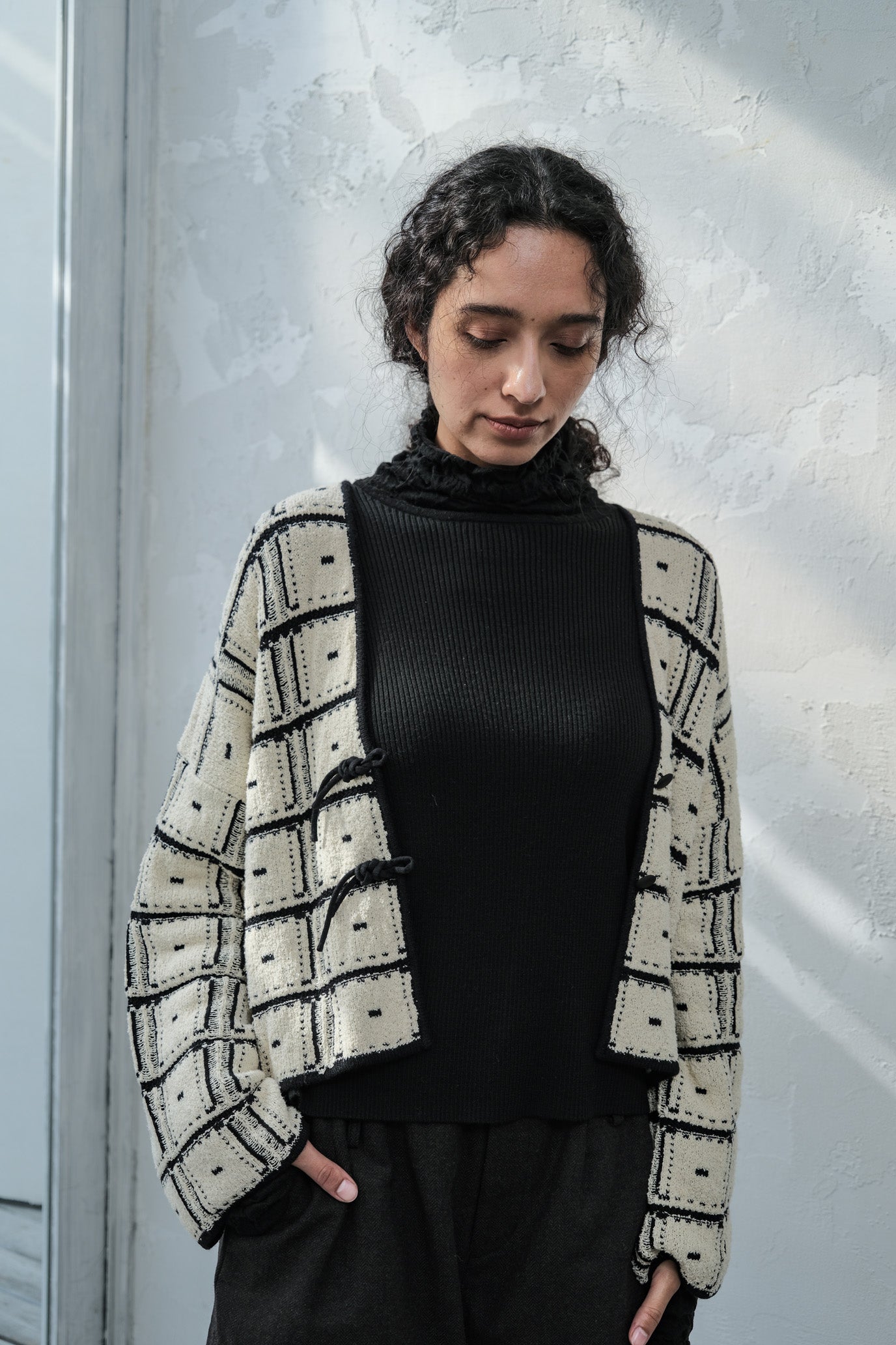 Lace Rib Pullover