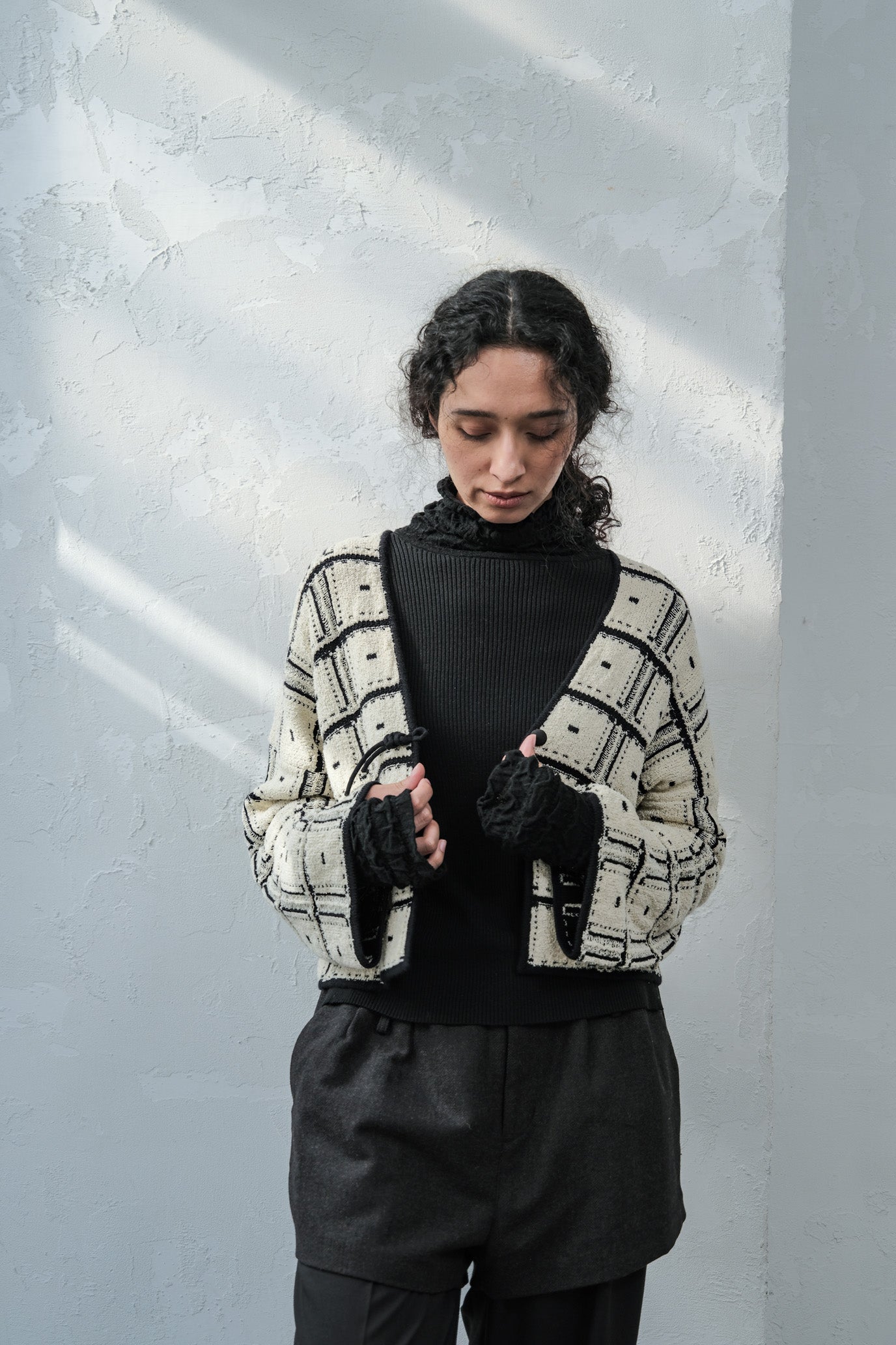 Lace Rib Pullover