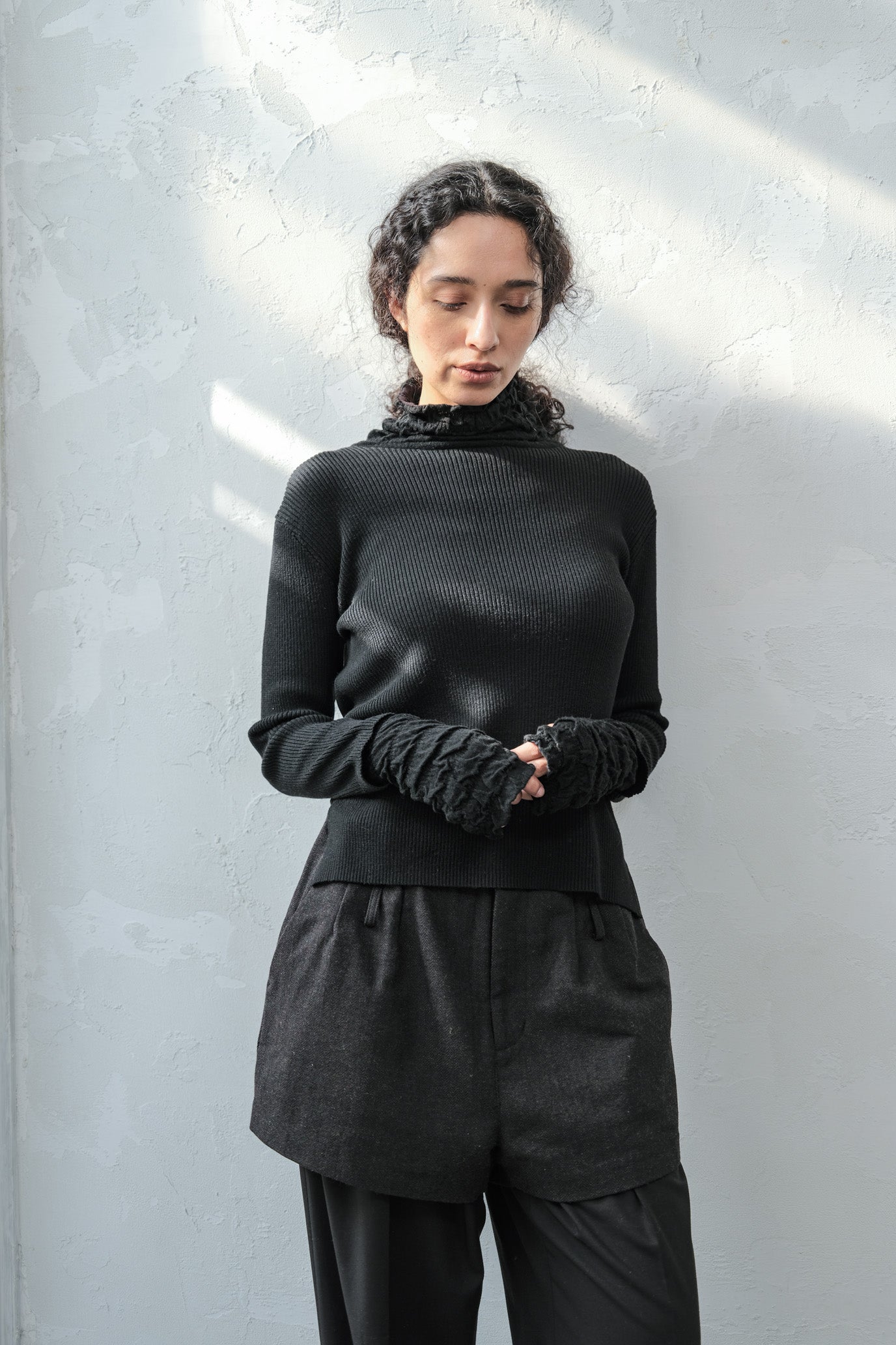 Lace Rib Pullover