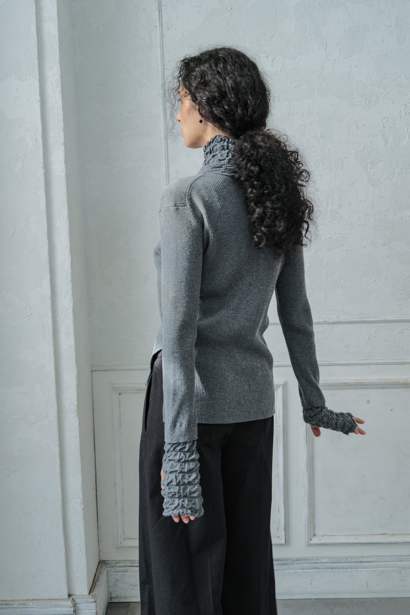 Lace Rib Pullover