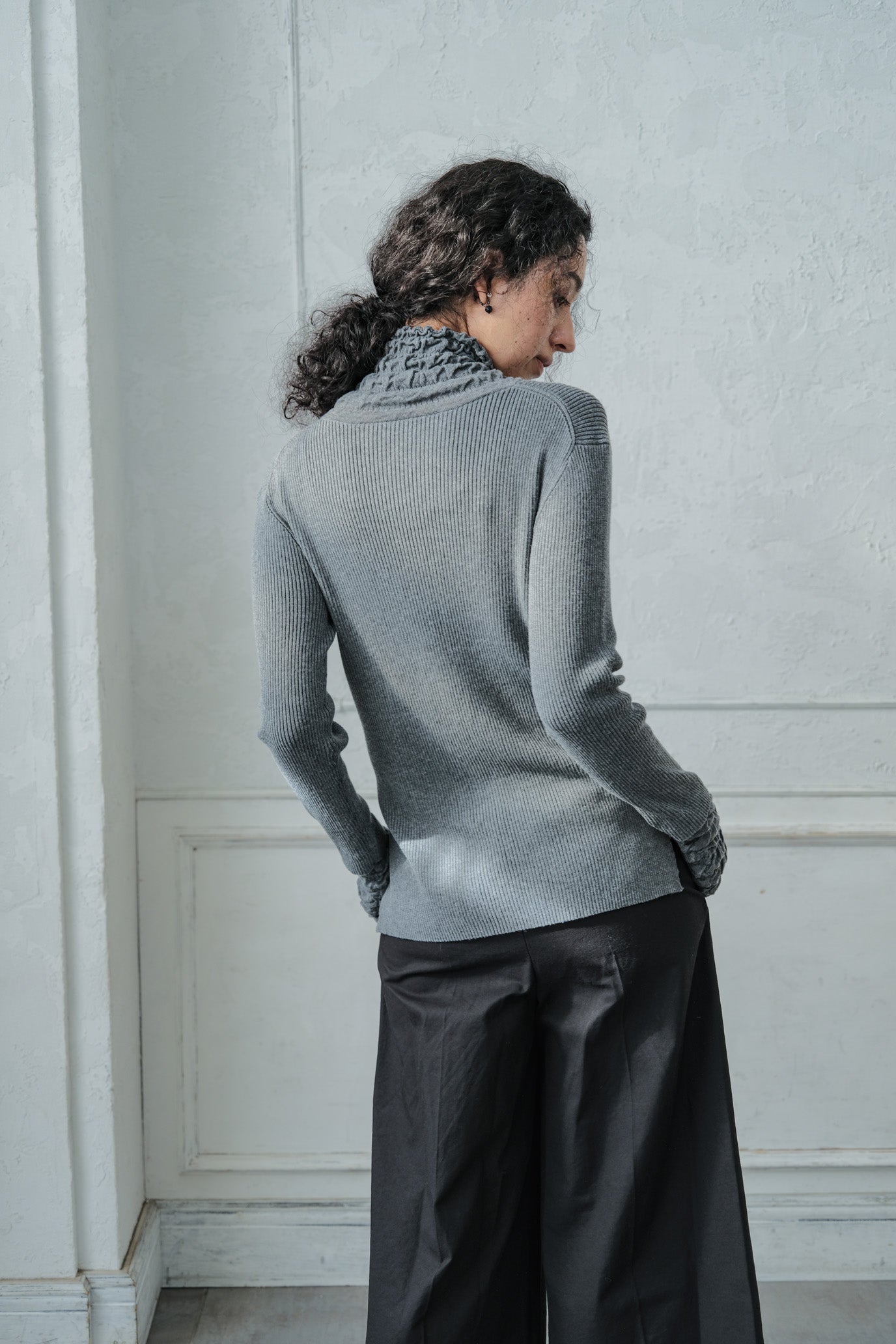 Lace Rib Pullover