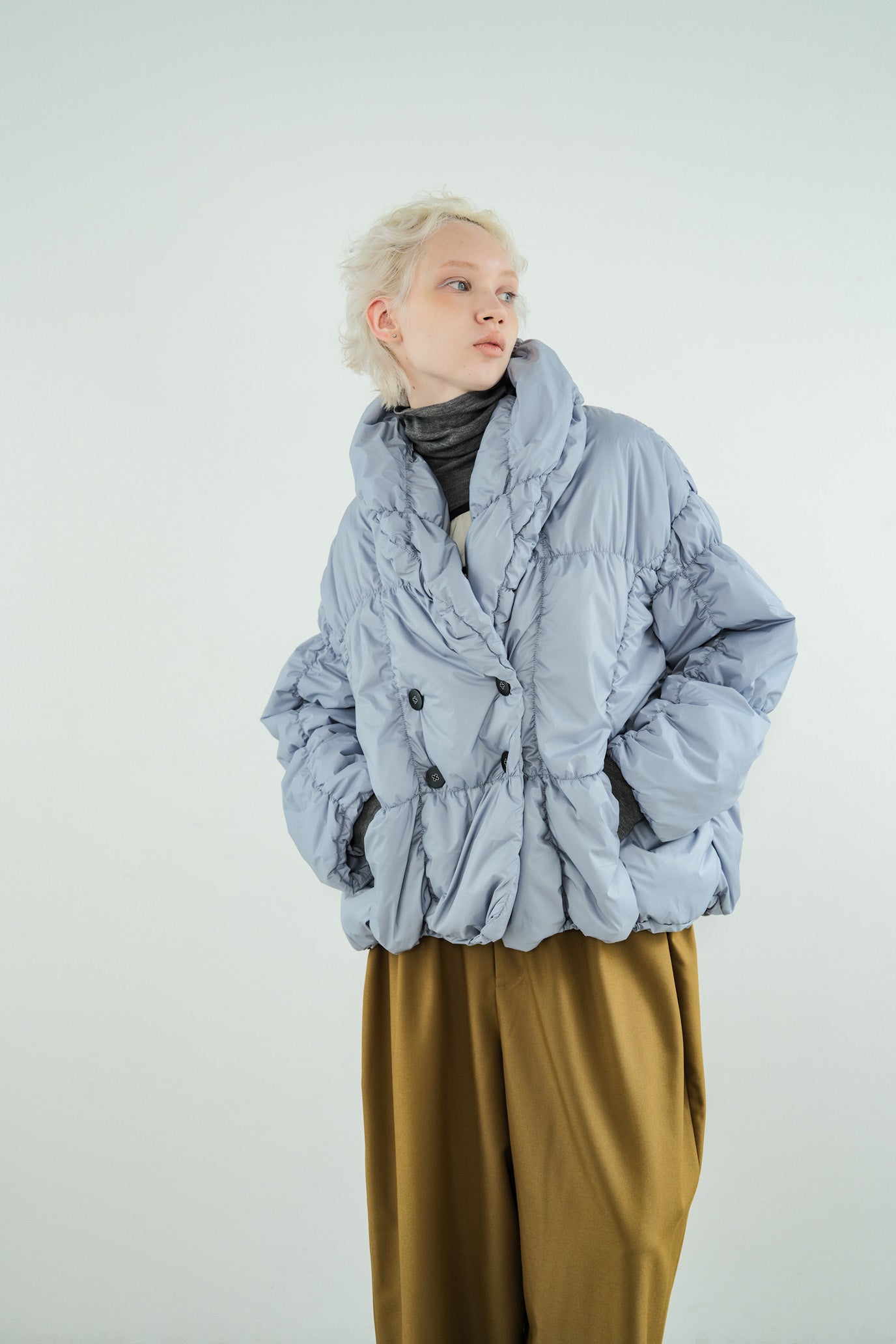 MOCOCHI Rib Turtleneck Pullover