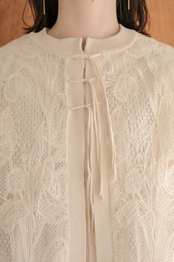 Floral Veil Cardigan