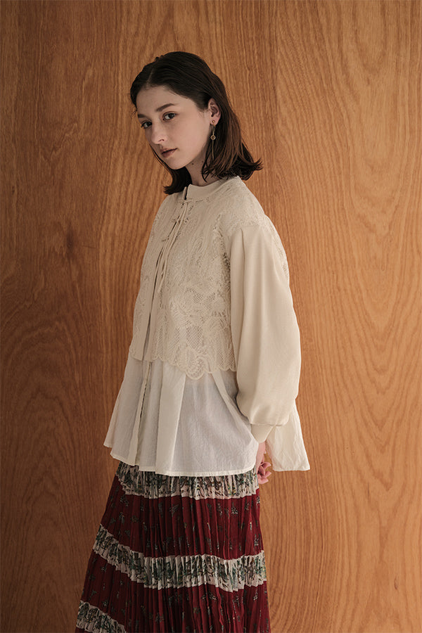 Floral Veil Cardigan