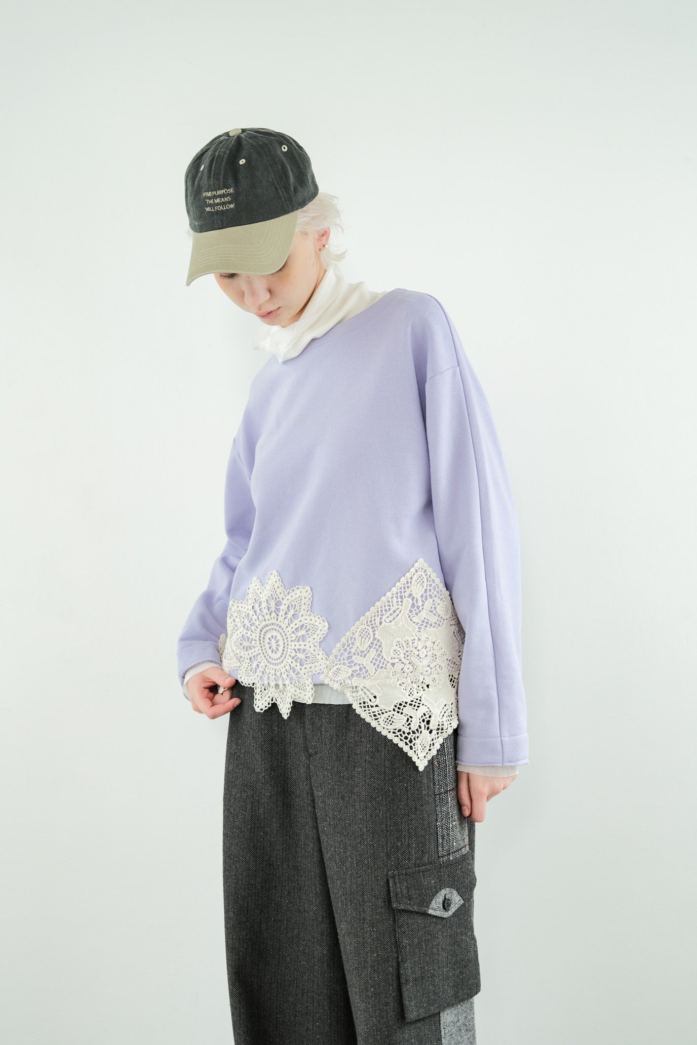 Double Tulle High Neck Inner Top