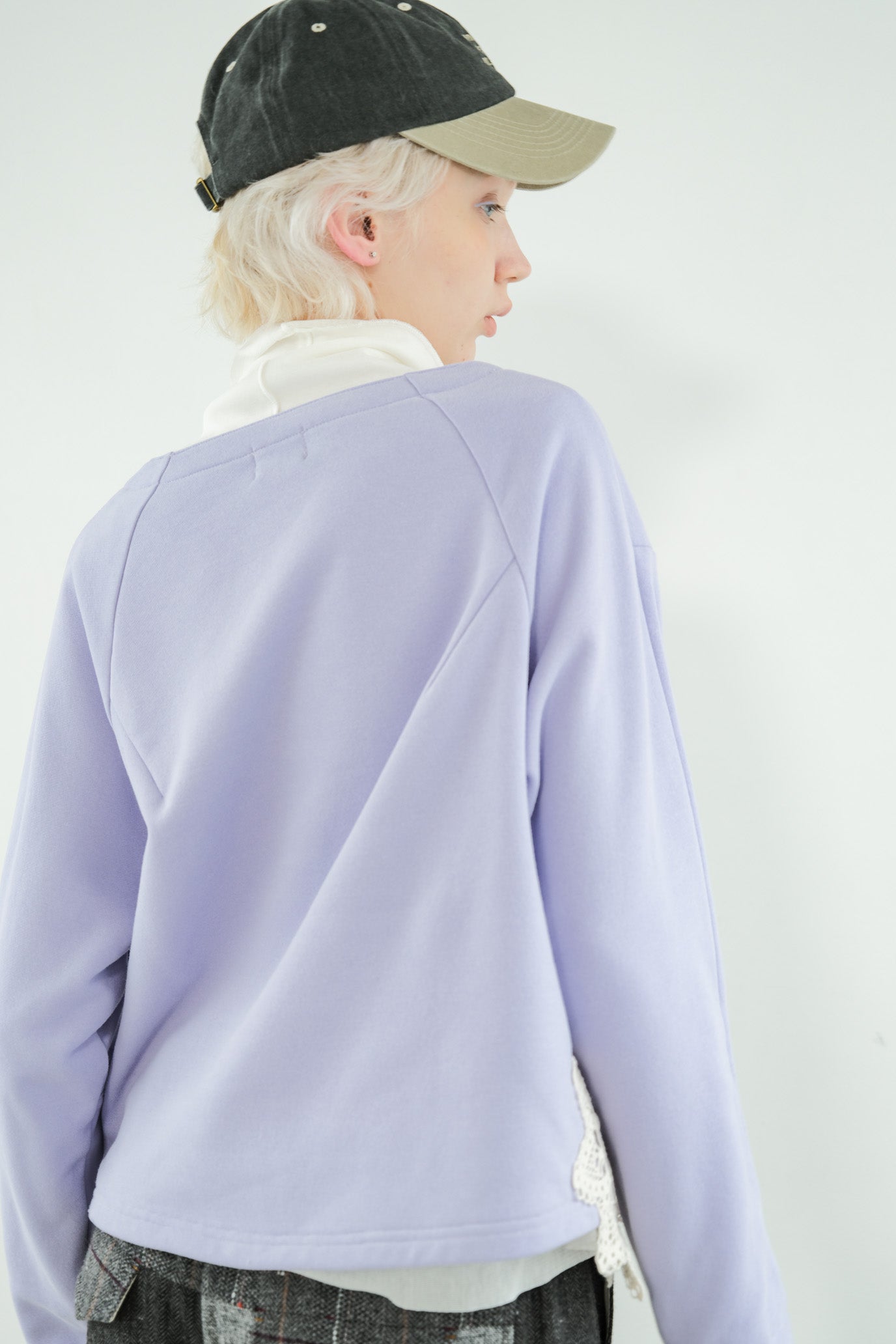 Double Tulle High Neck Inner Top