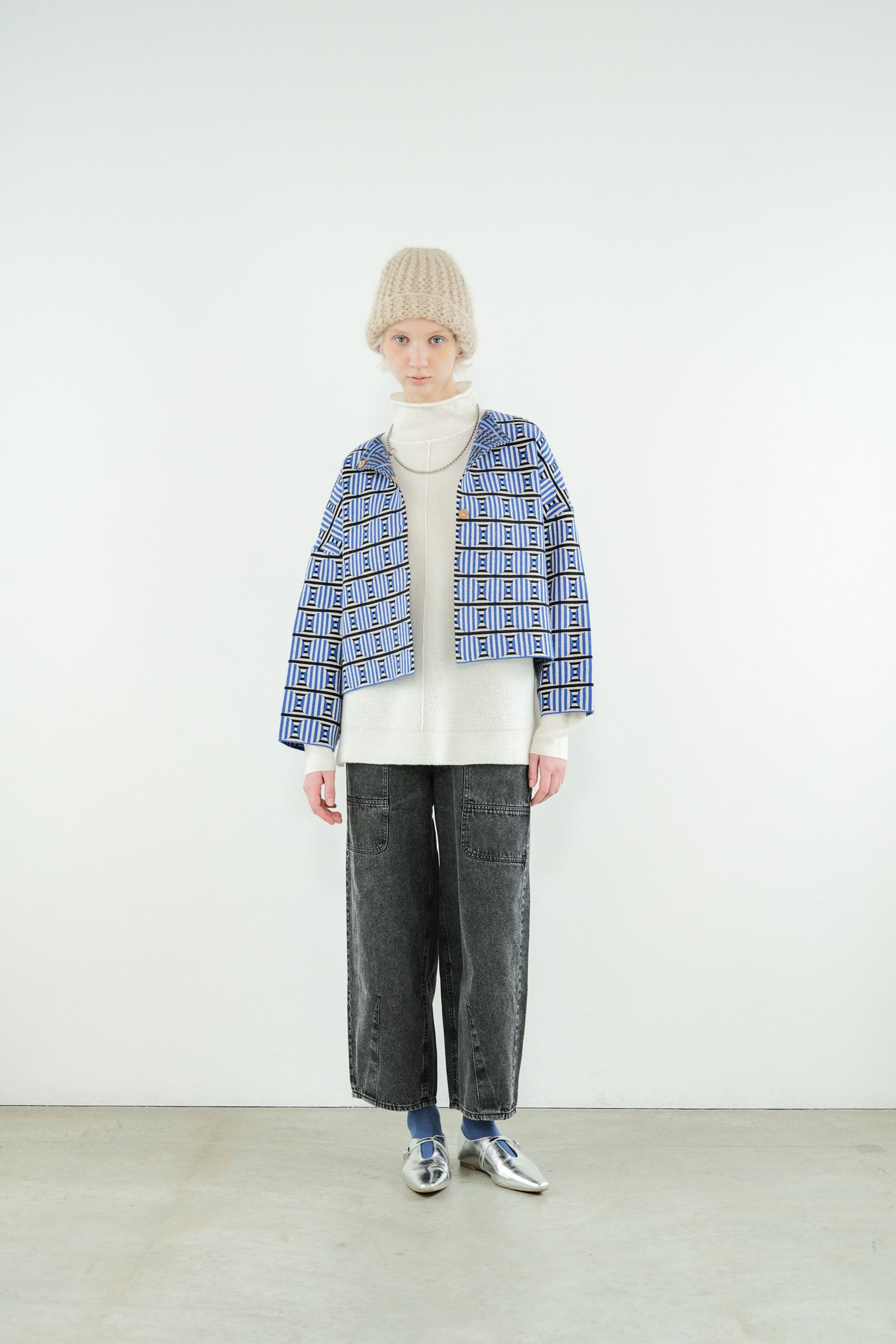 Compressed High Neck Pullover