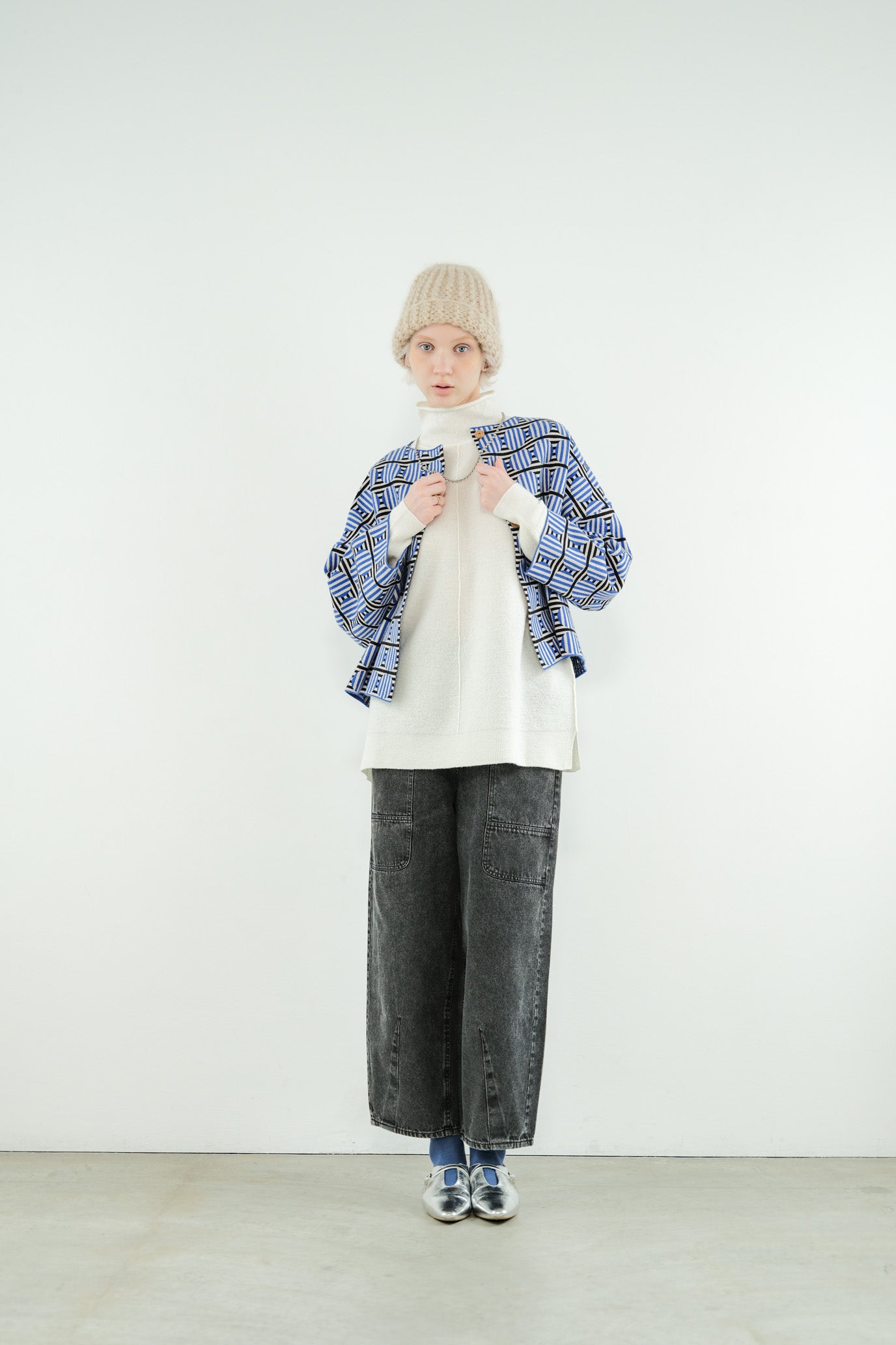 Compressed High Neck Pullover