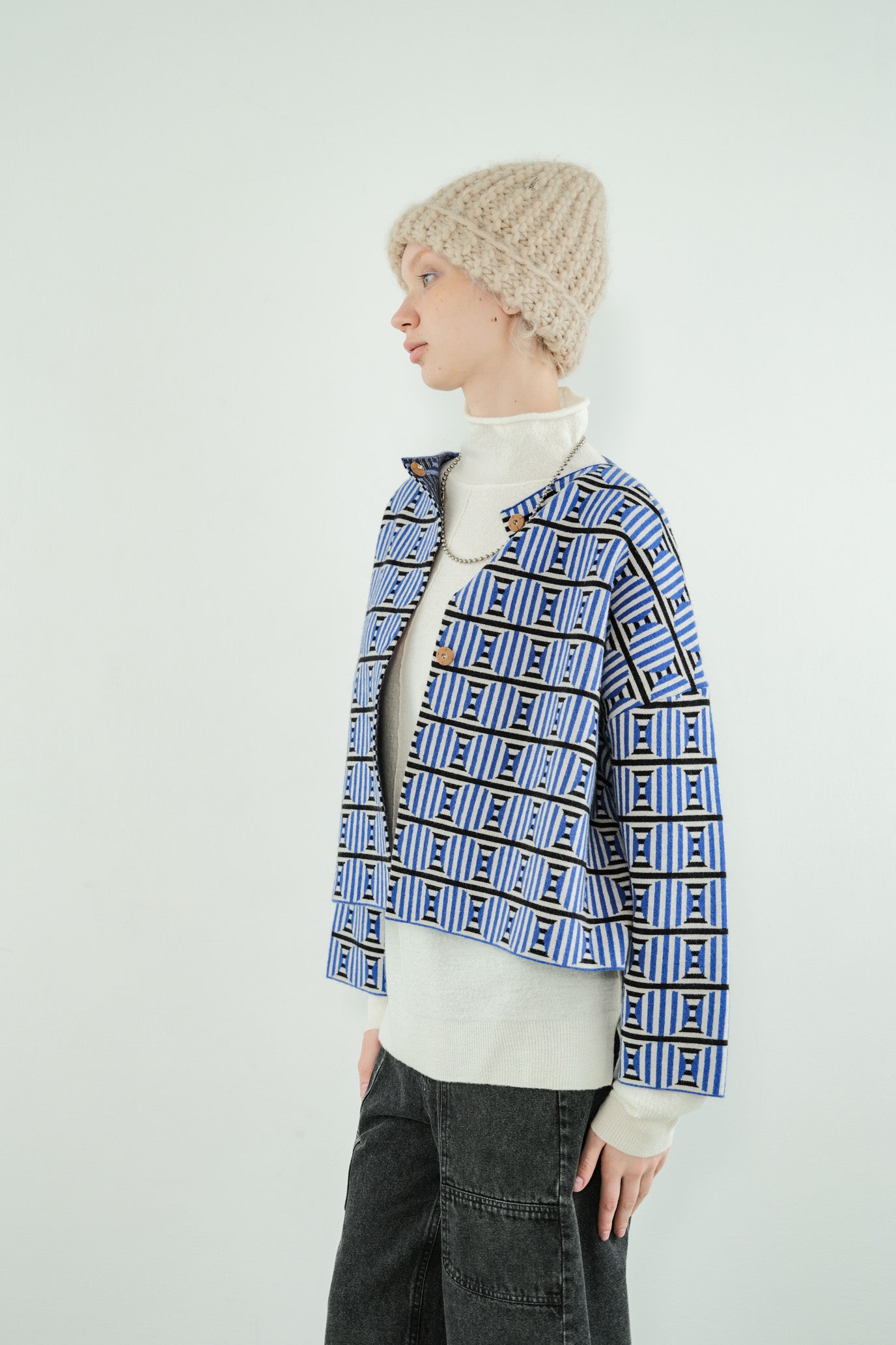 Compressed High Neck Pullover