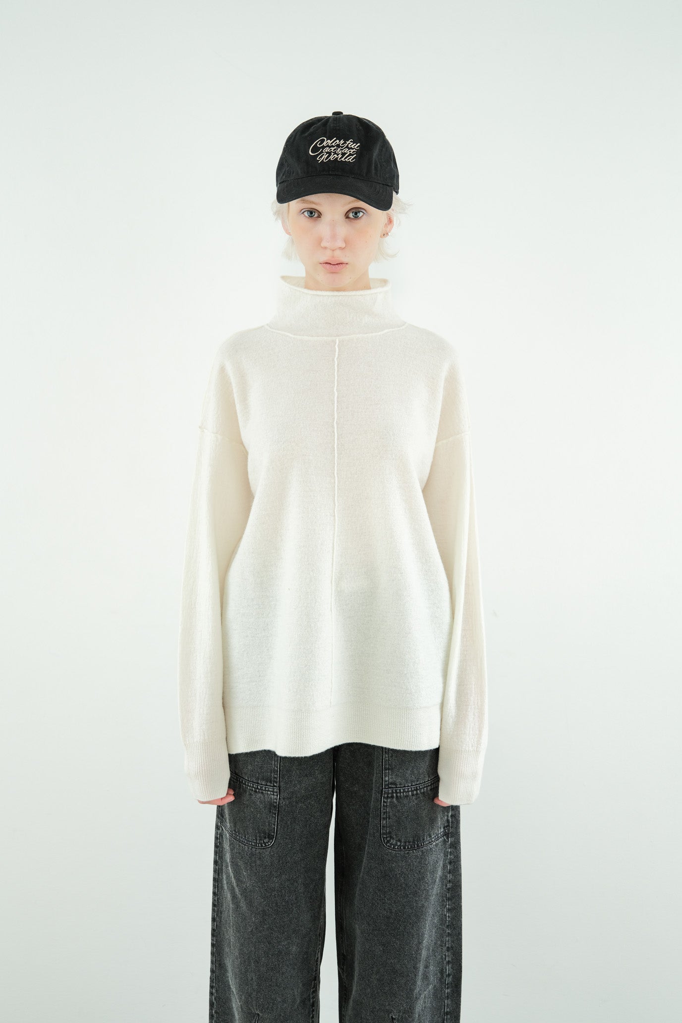Compressed High Neck Pullover