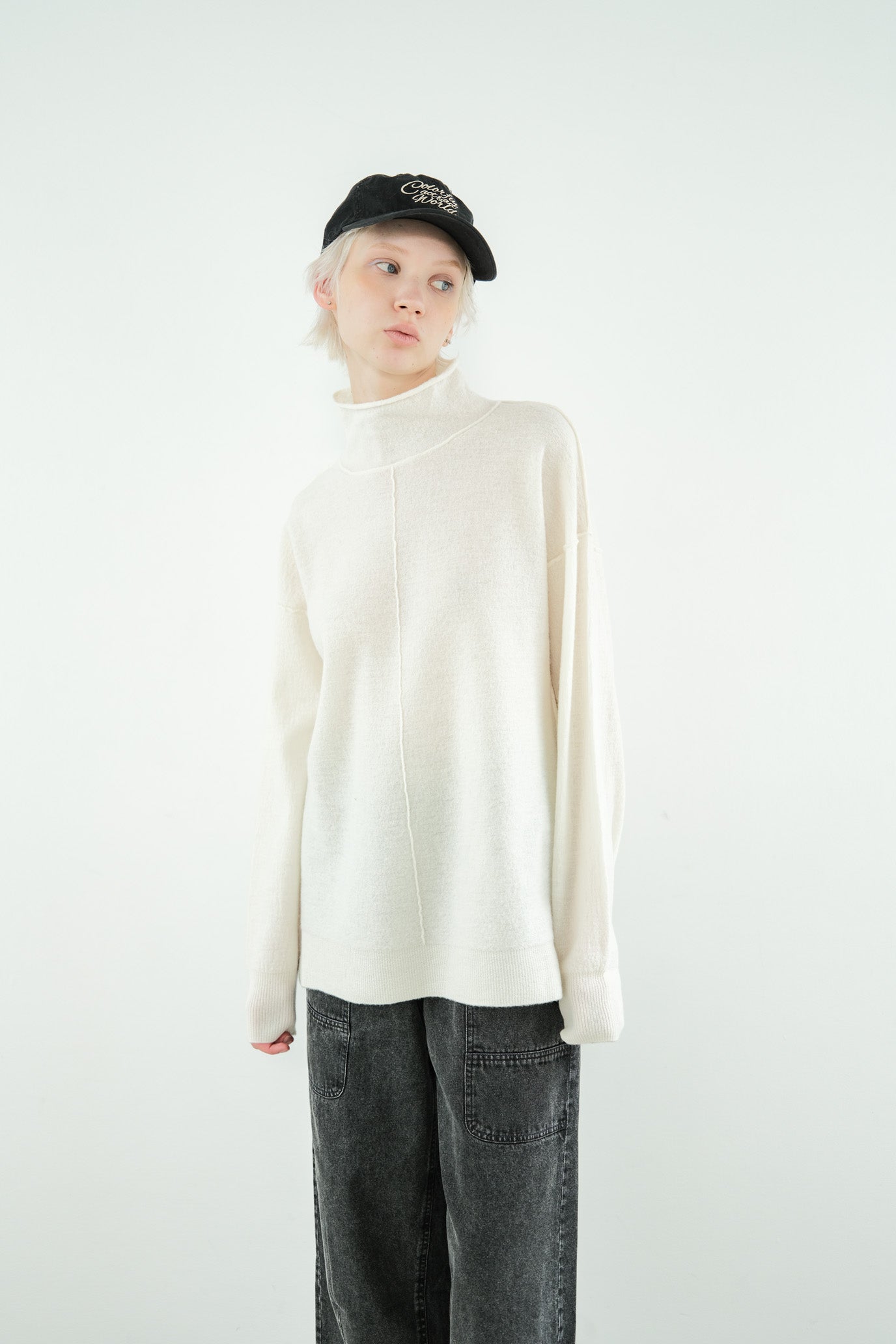 Compressed High Neck Pullover