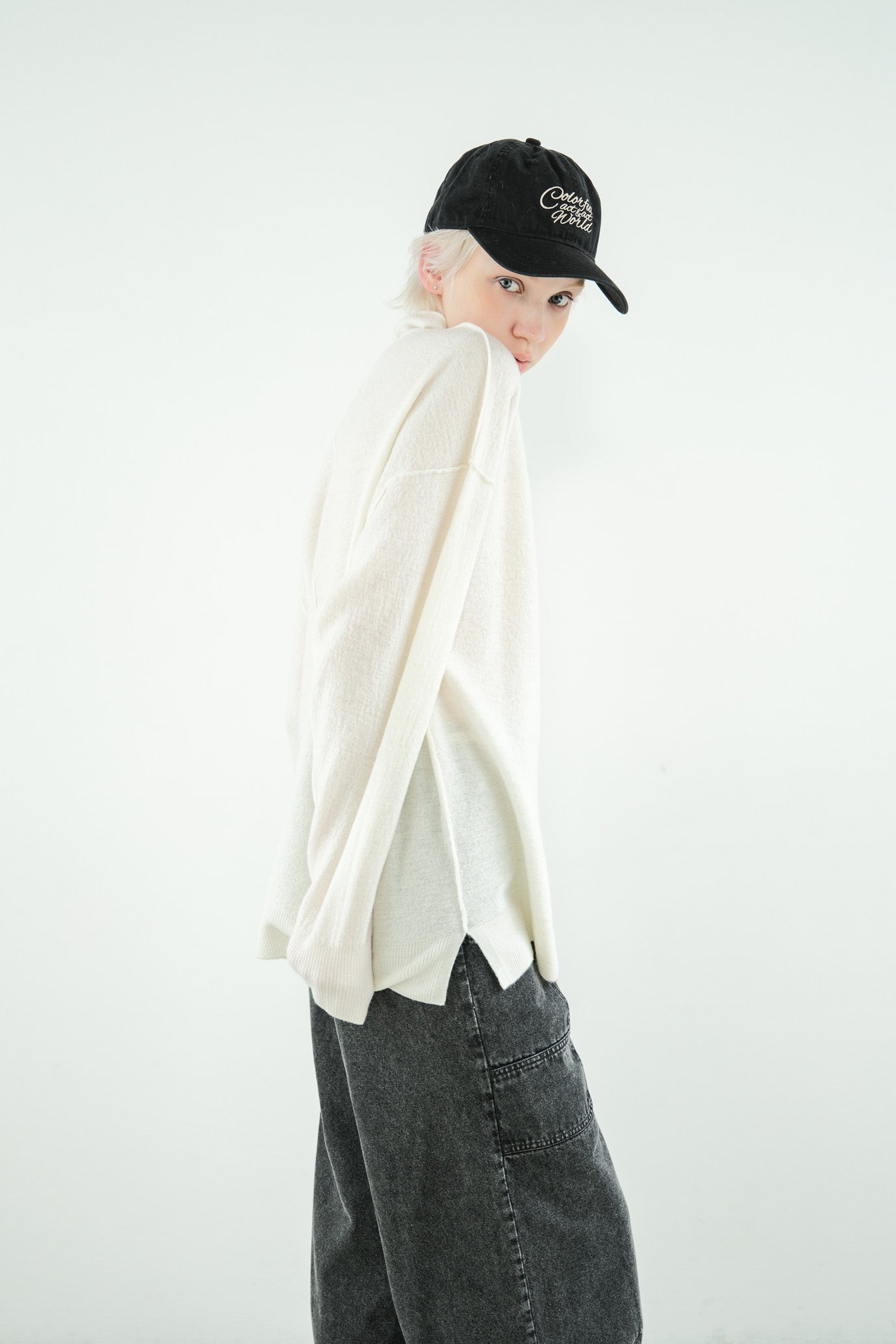 Compressed High Neck Pullover
