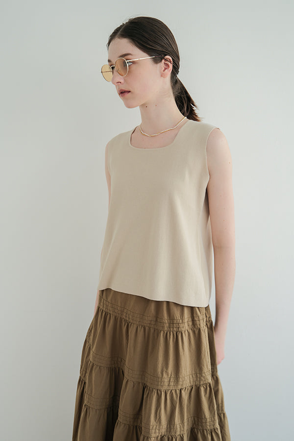2-Way Full Milano Knit Sleeveless Pullover