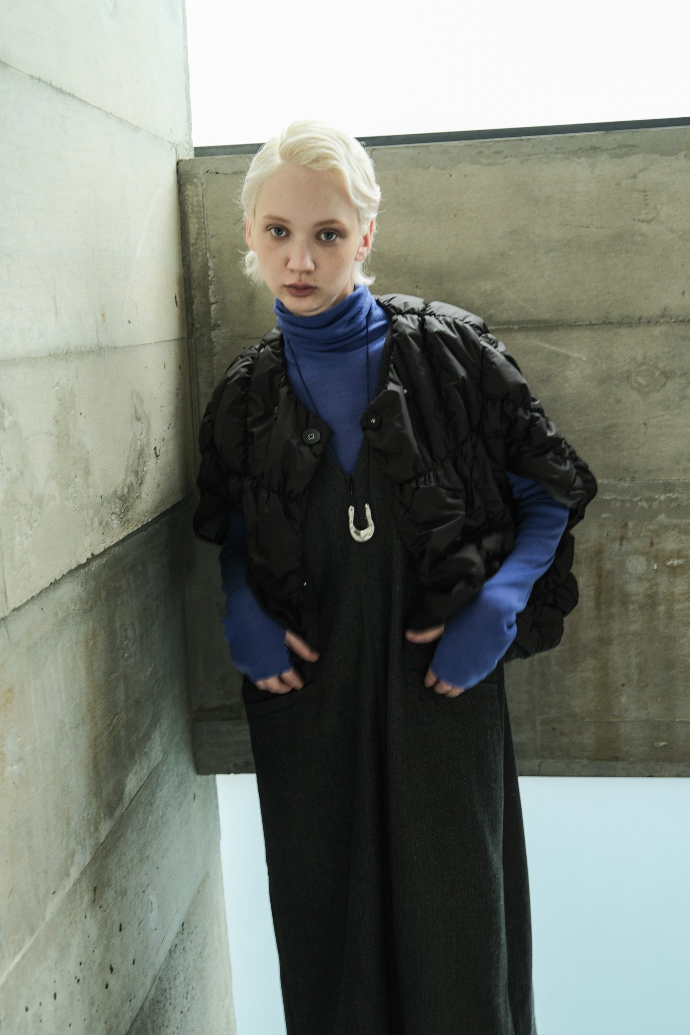 Shirred Padded Vest