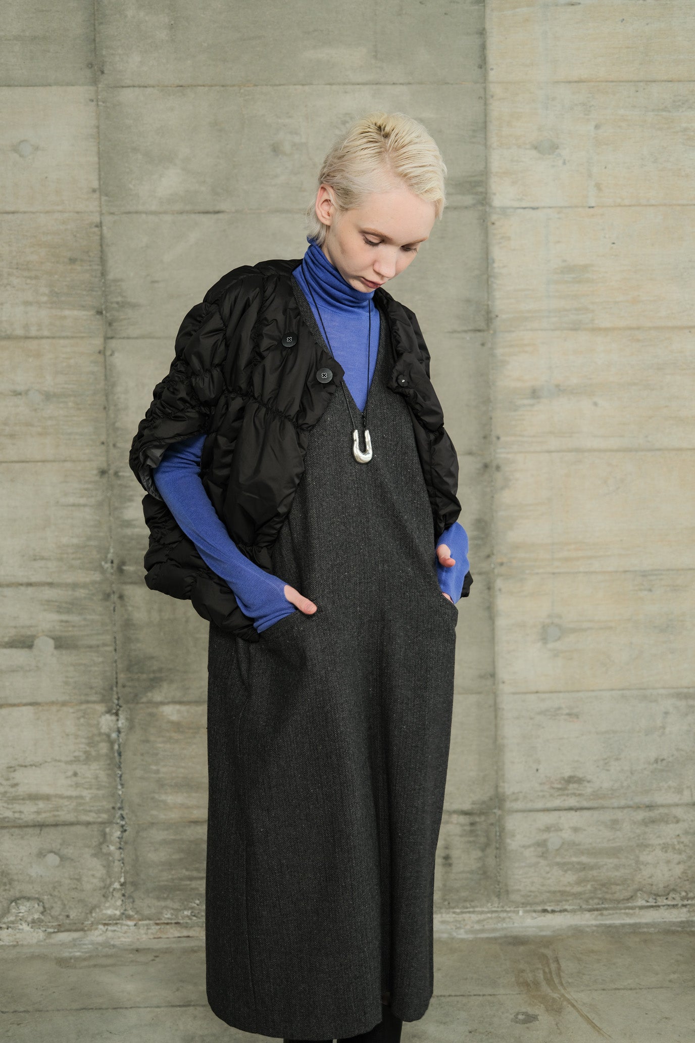 Shirred Padded Vest