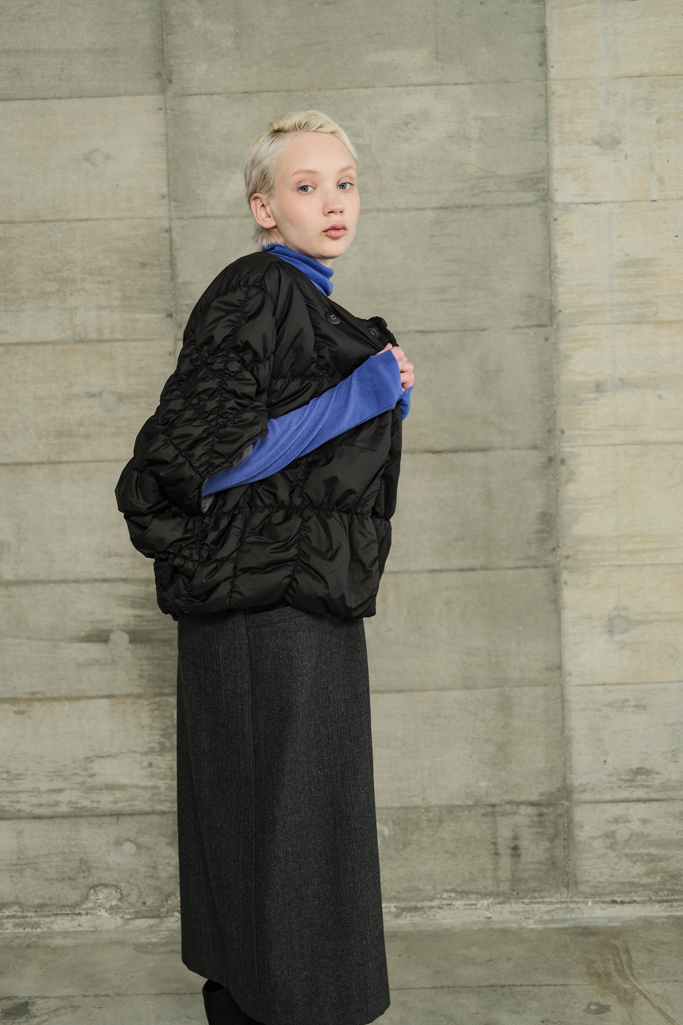 Shirred Padded Vest