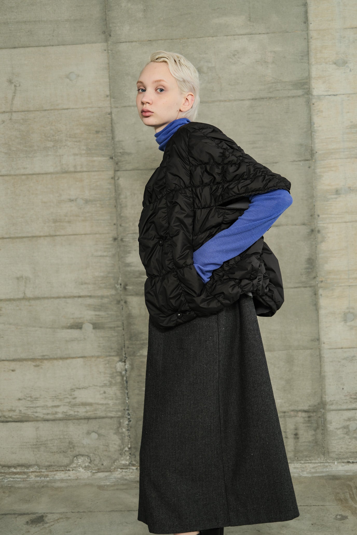 Shirred Padded Vest