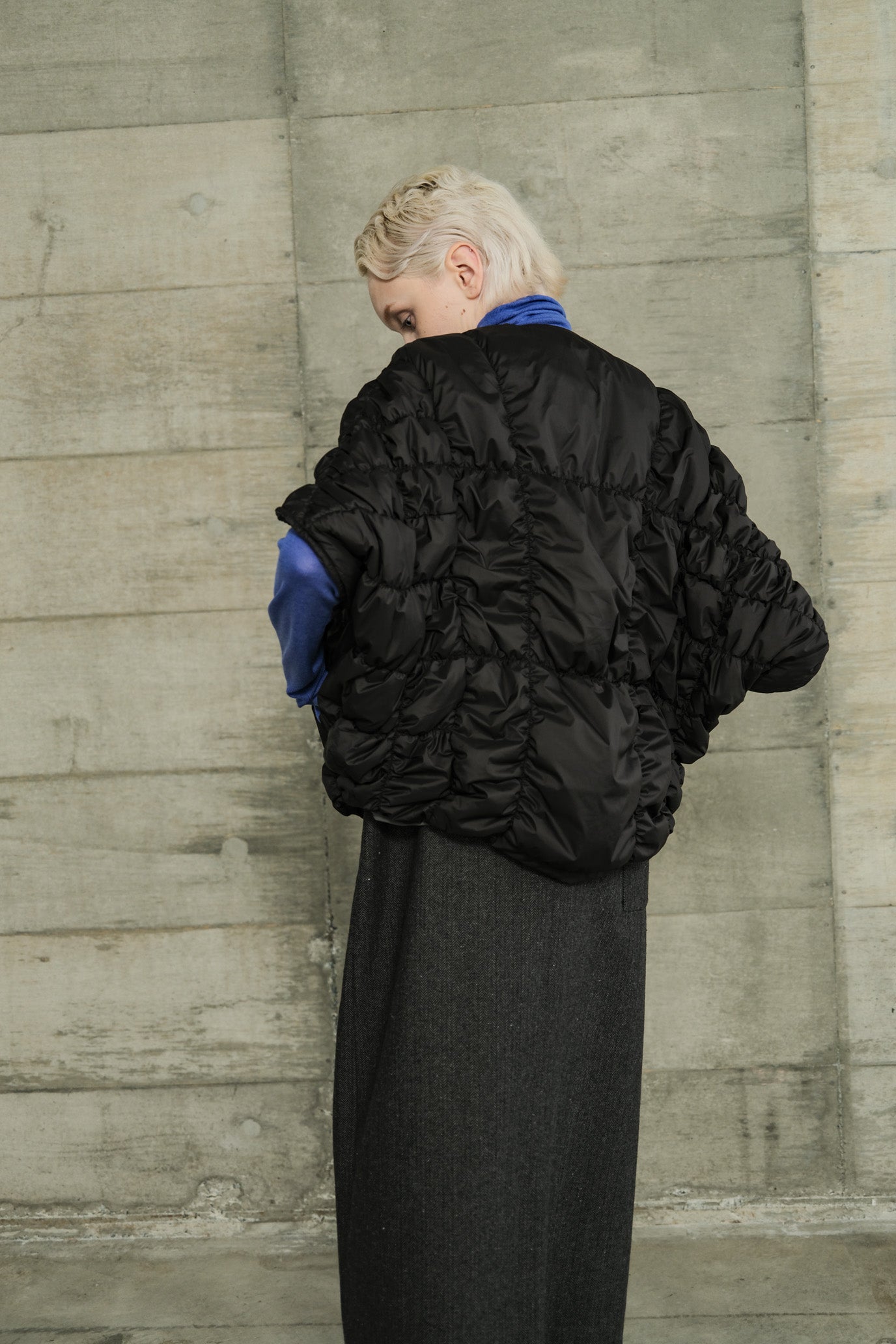Shirred Padded Vest