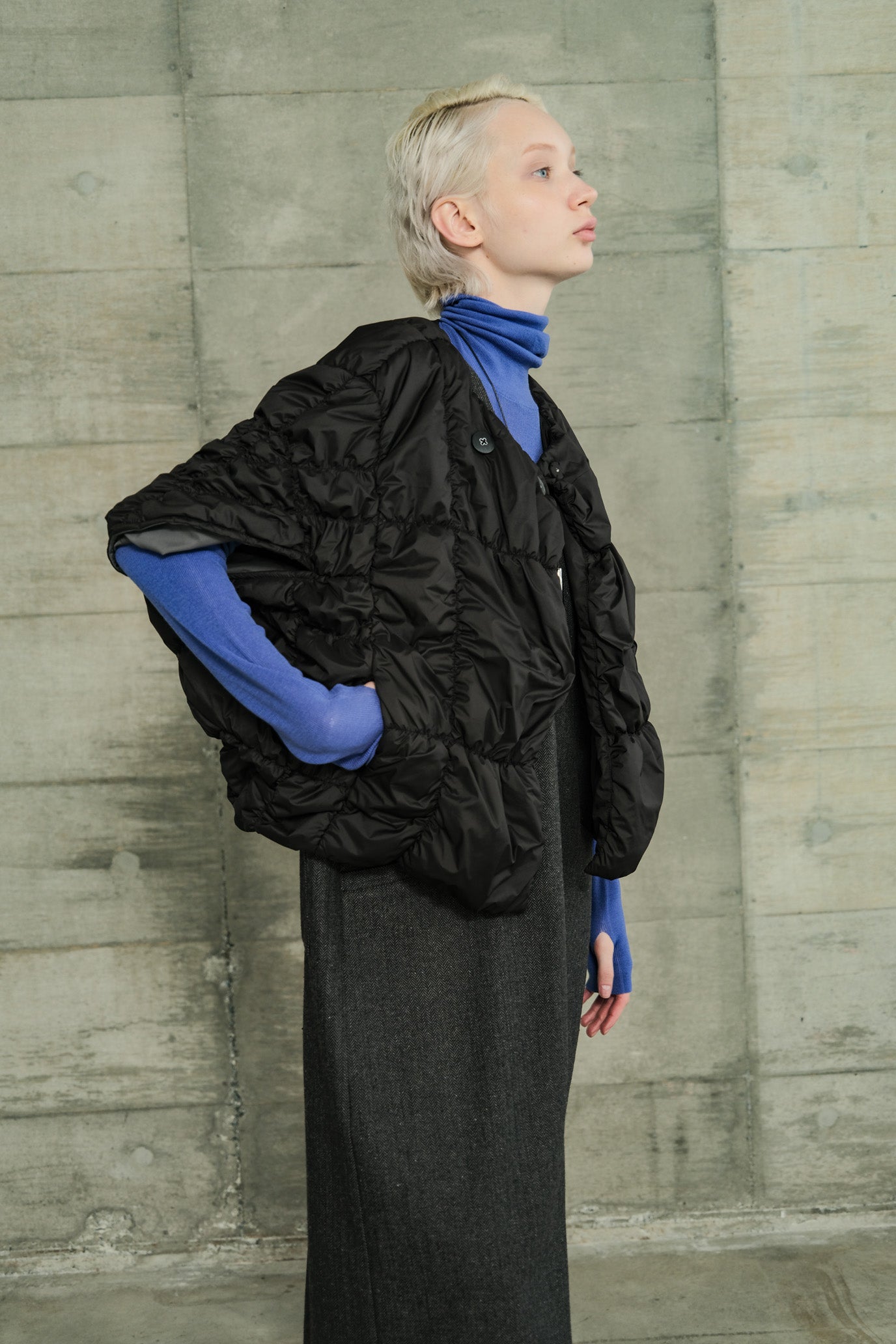 Shirred Padded Vest