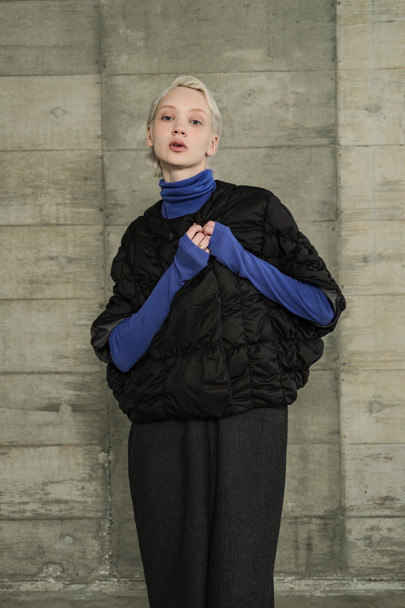 Shirred Padded Vest