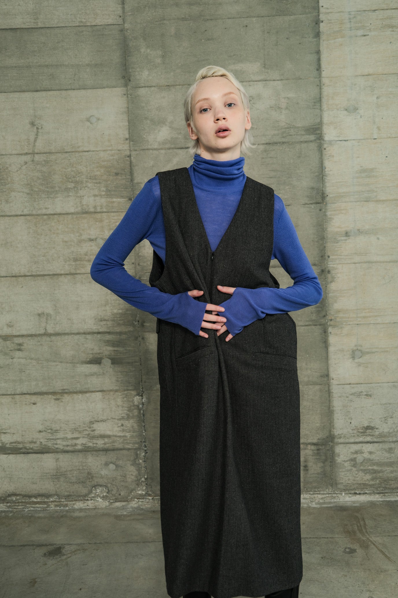 MOCOCHI Rib Turtleneck Pullover