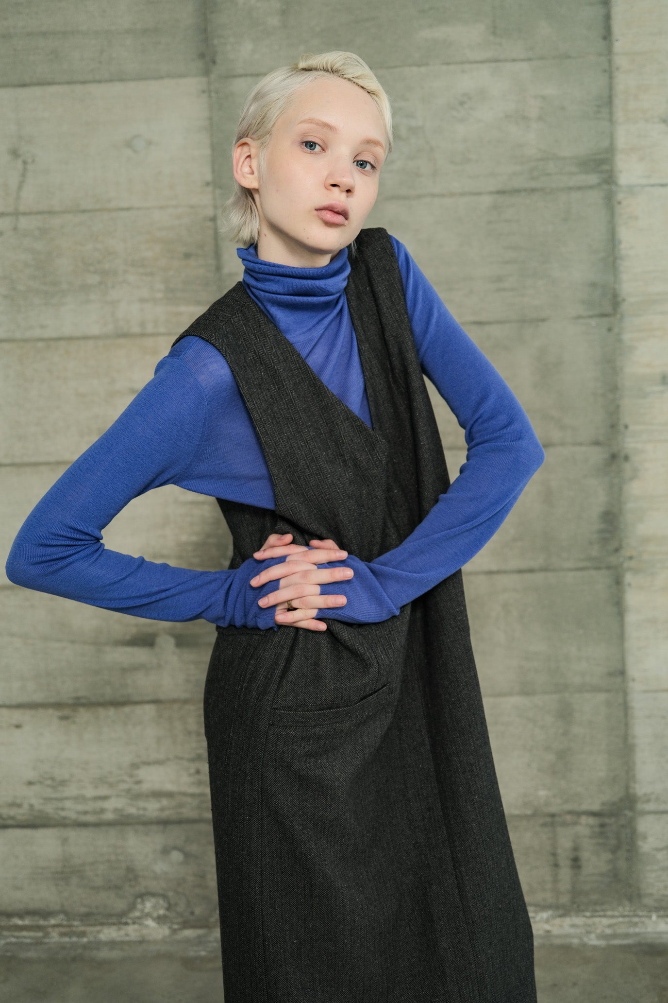 MOCOCHI Rib Turtleneck Pullover