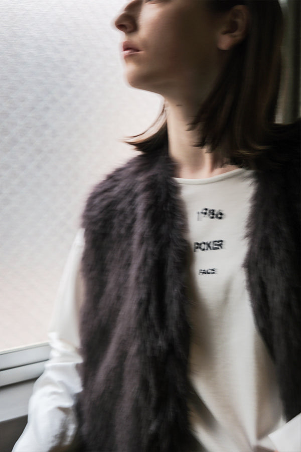 Gather Sleeve Long Sleeve T-Shirt