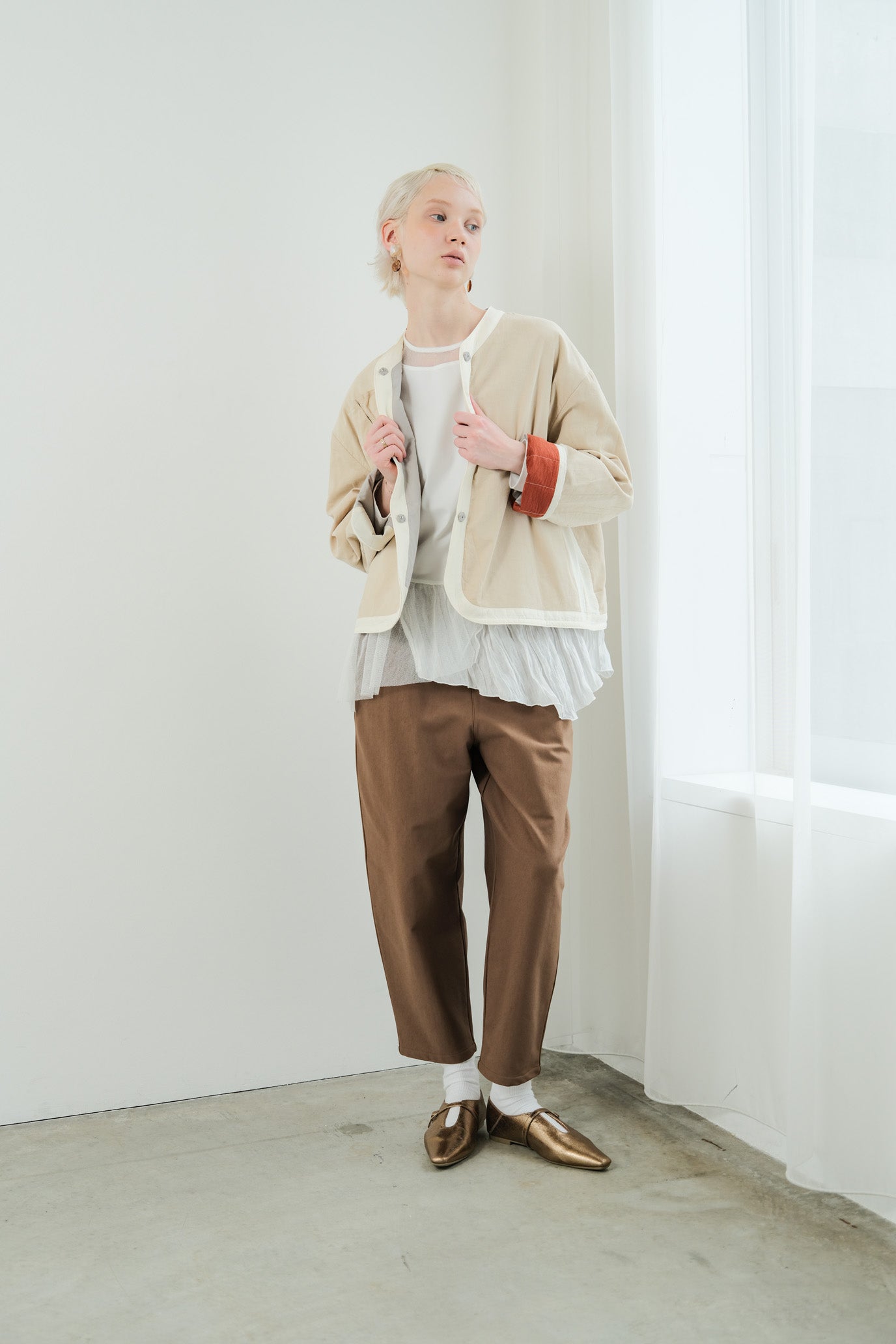 Brushed Soft Tapered Pants