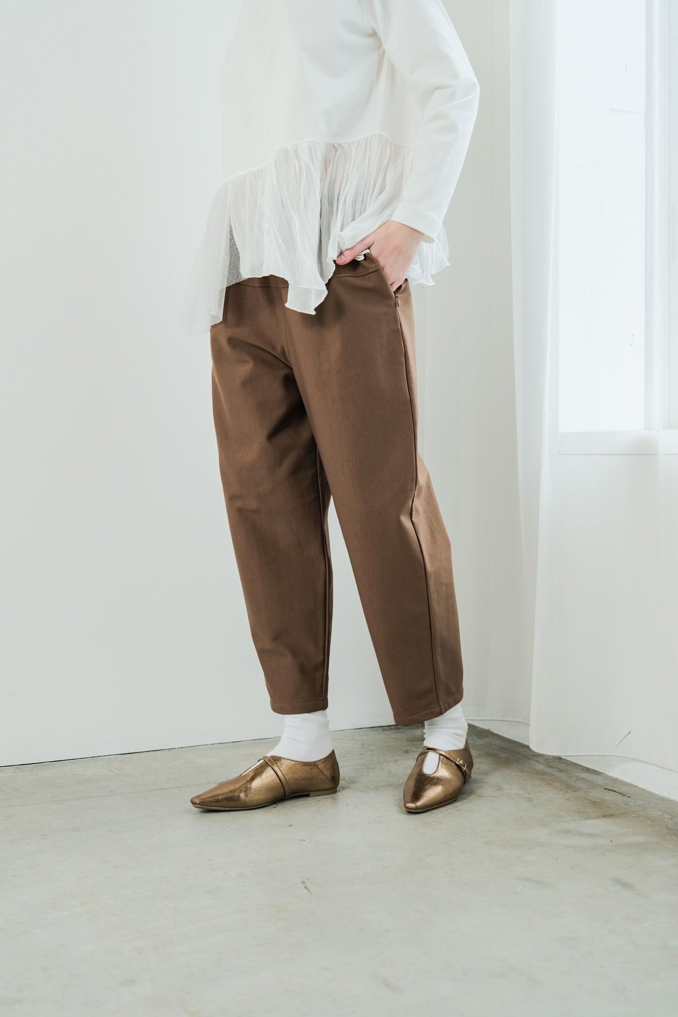 Brushed Soft Tapered Pants