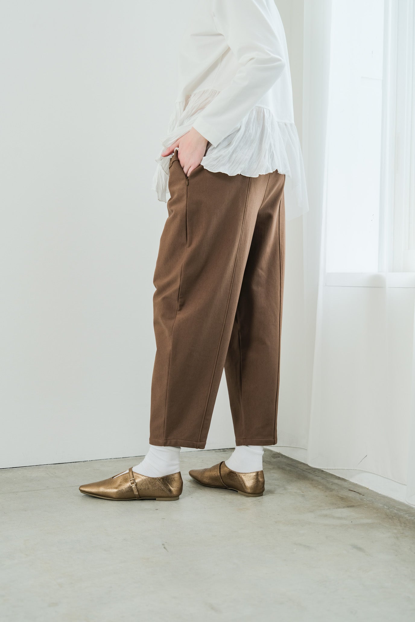 Brushed Soft Tapered Pants