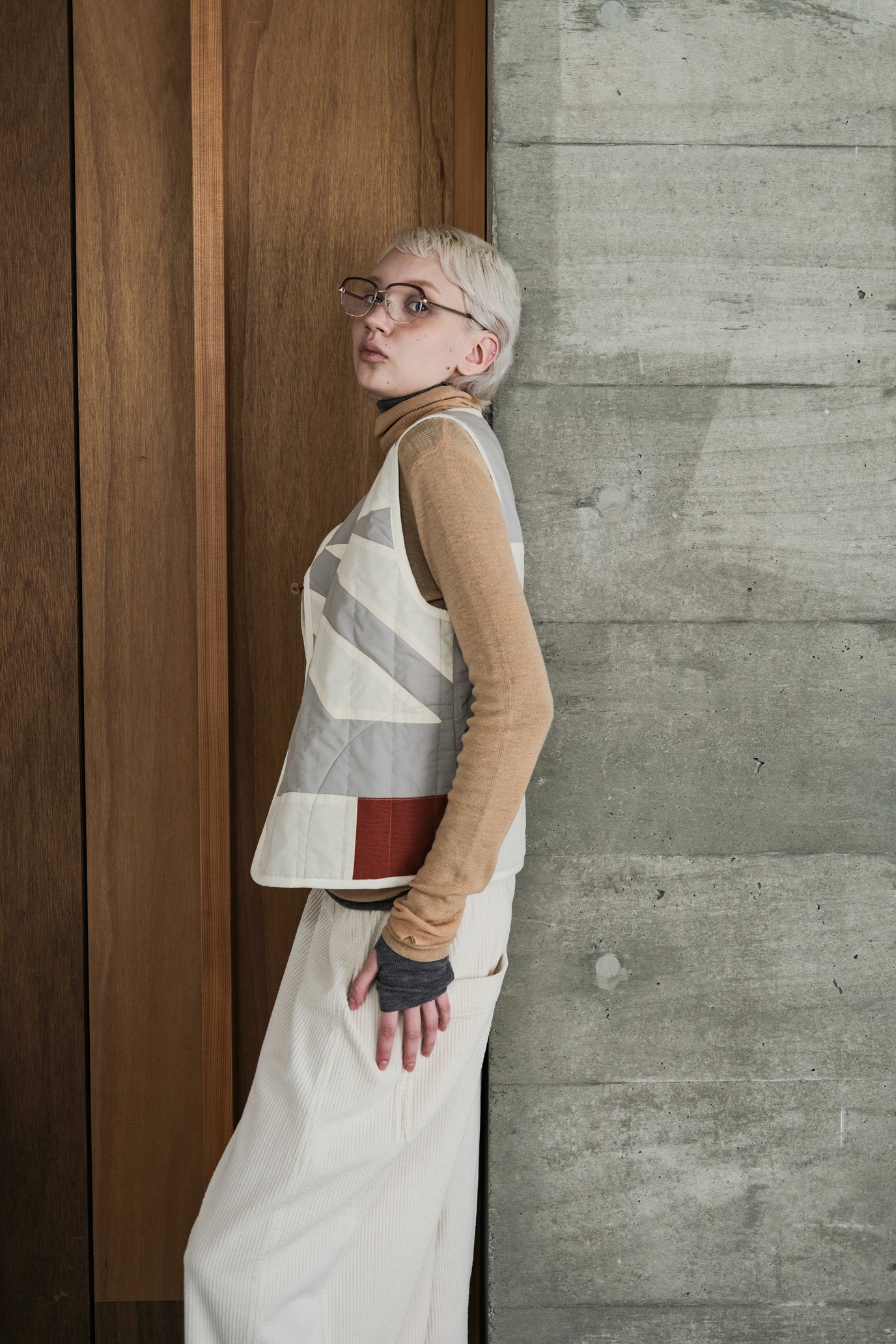 MOCOCHI Rib Turtleneck Pullover