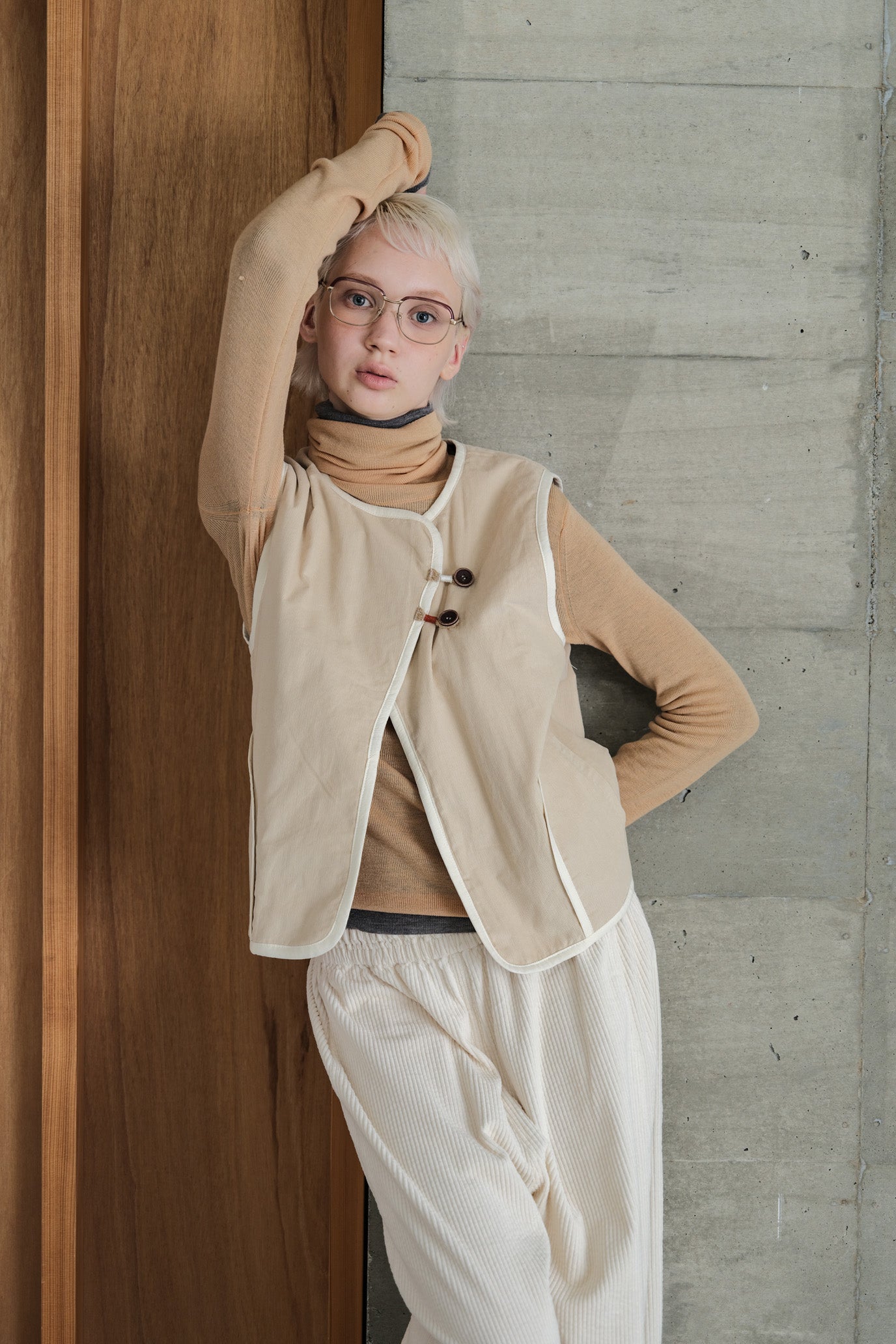MOCOCHI Rib Turtleneck Pullover