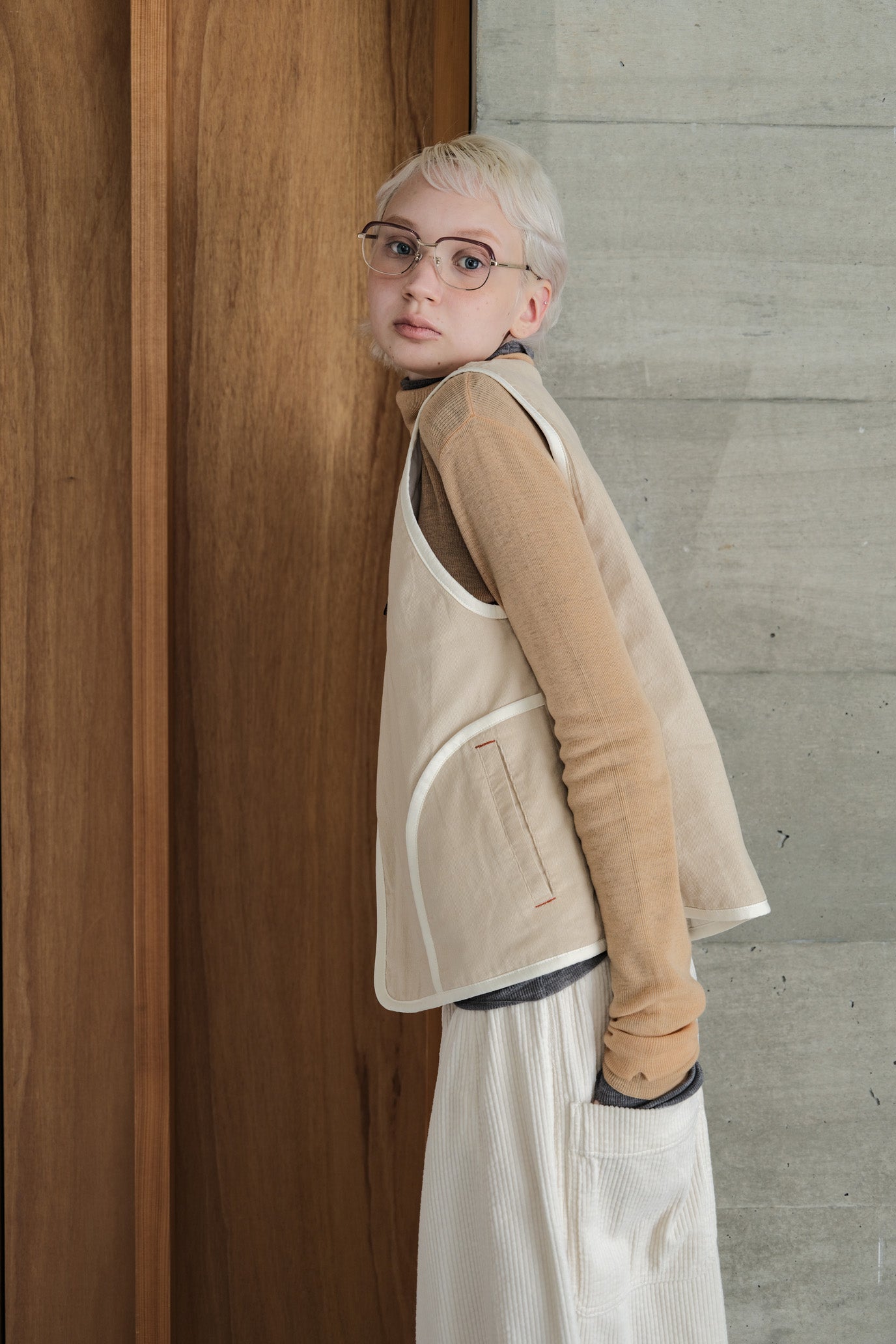 MOCOCHI Rib Turtleneck Pullover