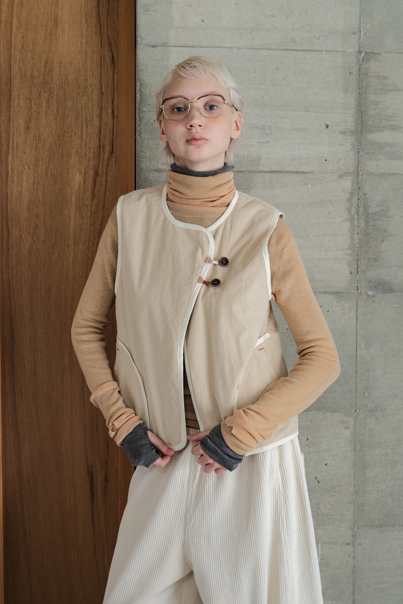 MOCOCHI Rib Turtleneck Pullover