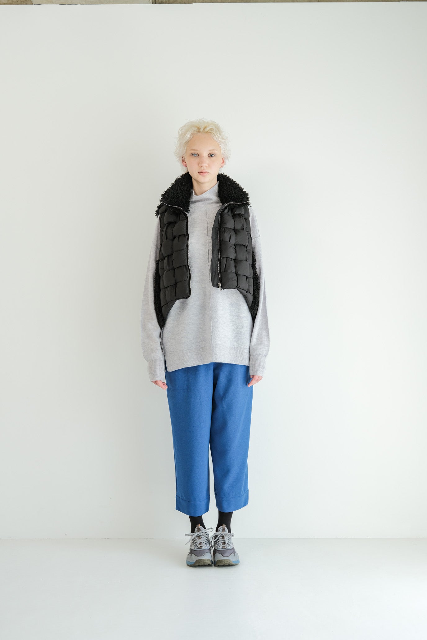 Compressed High Neck Pullover