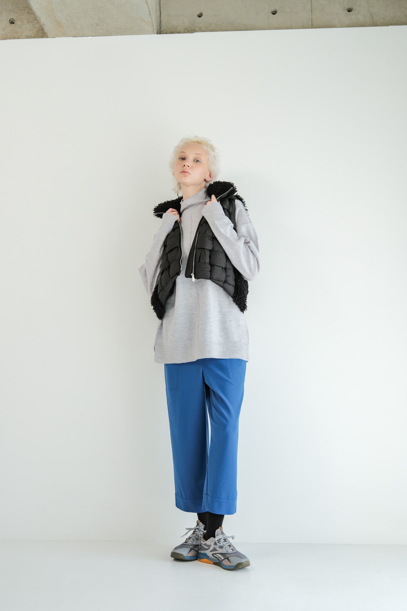 Compressed High Neck Pullover