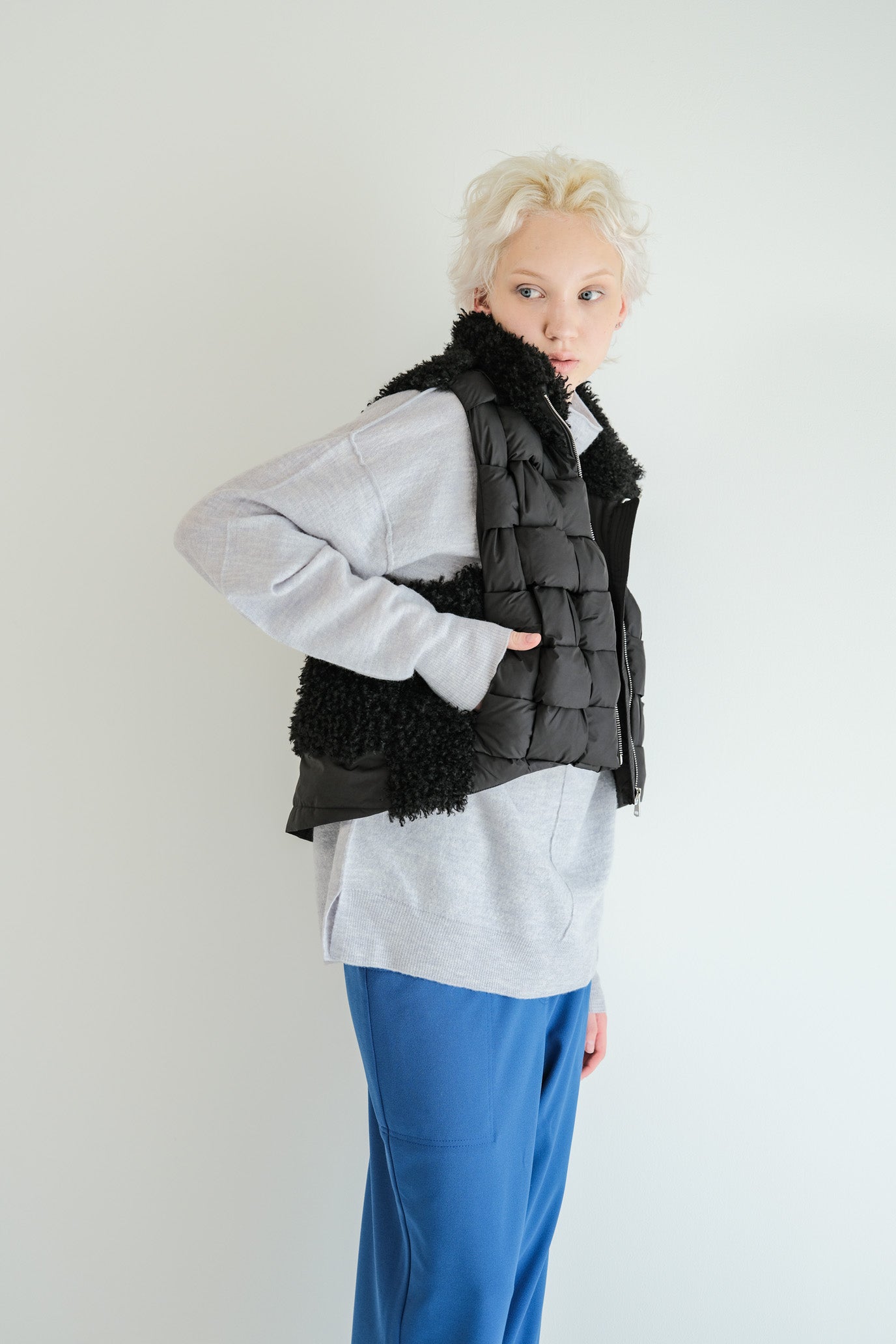 Compressed High Neck Pullover