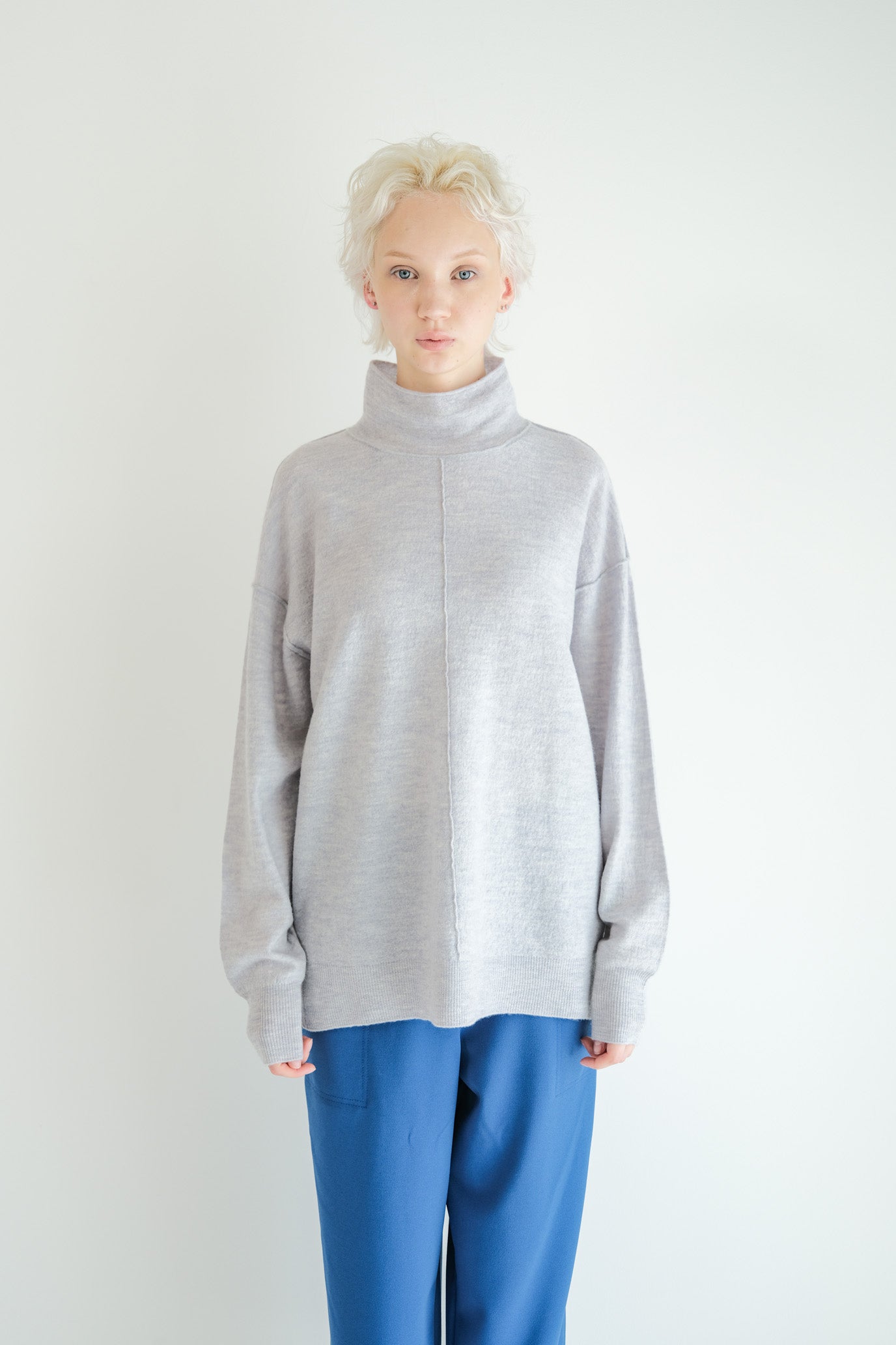 Compressed High Neck Pullover