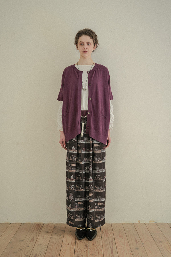 Concealed Placket Cocoon Oversized Vest
