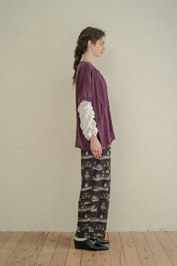 Concealed Placket Cocoon Oversized Vest