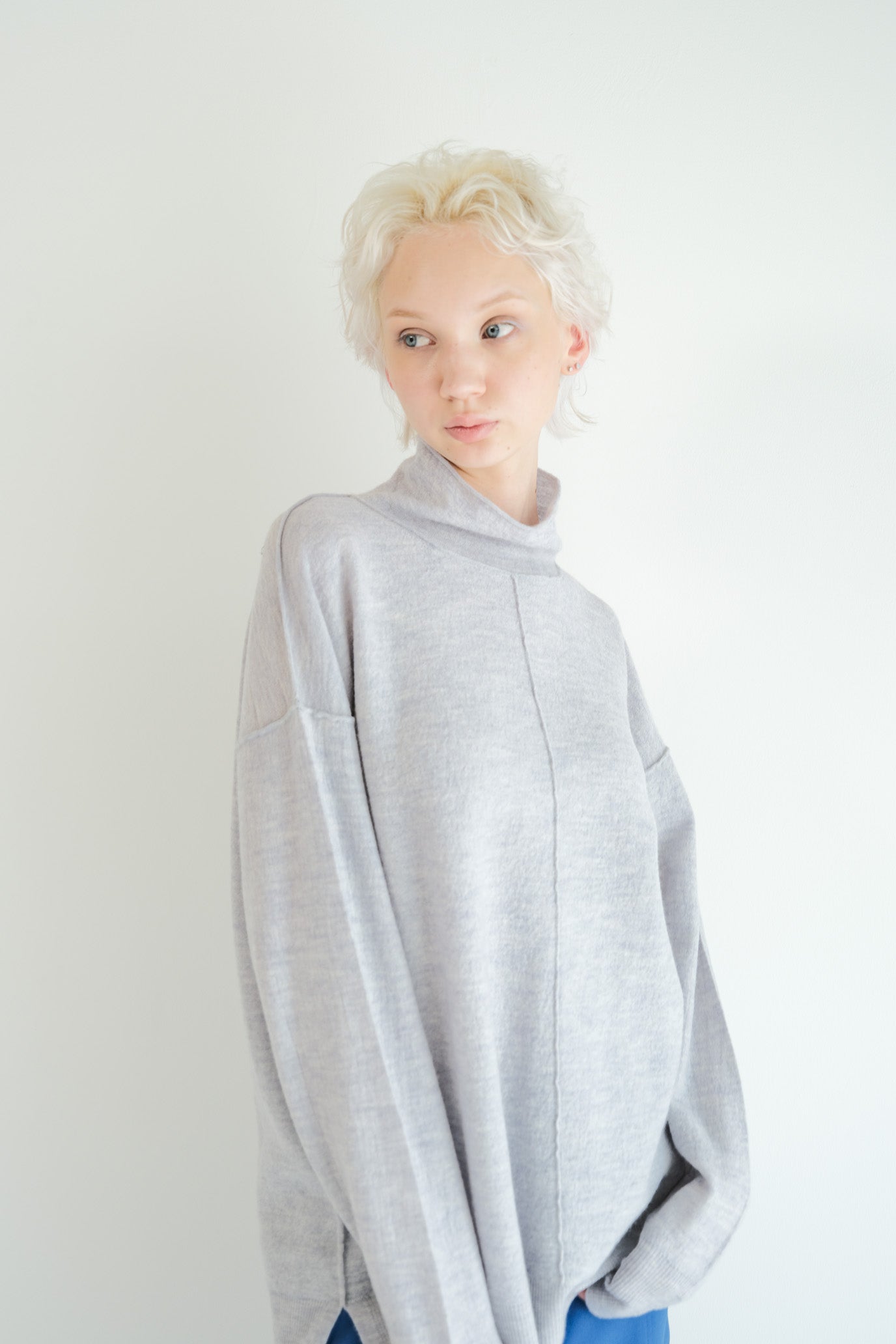 Compressed High Neck Pullover