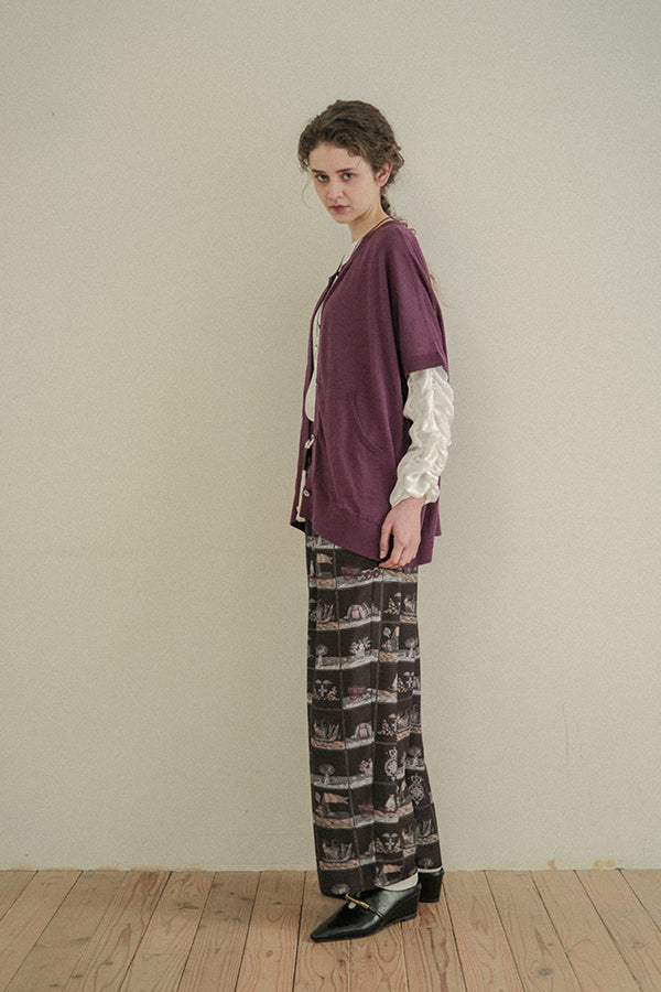 Concealed Placket Cocoon Oversized Vest