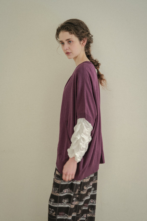 Concealed Placket Cocoon Oversized Vest