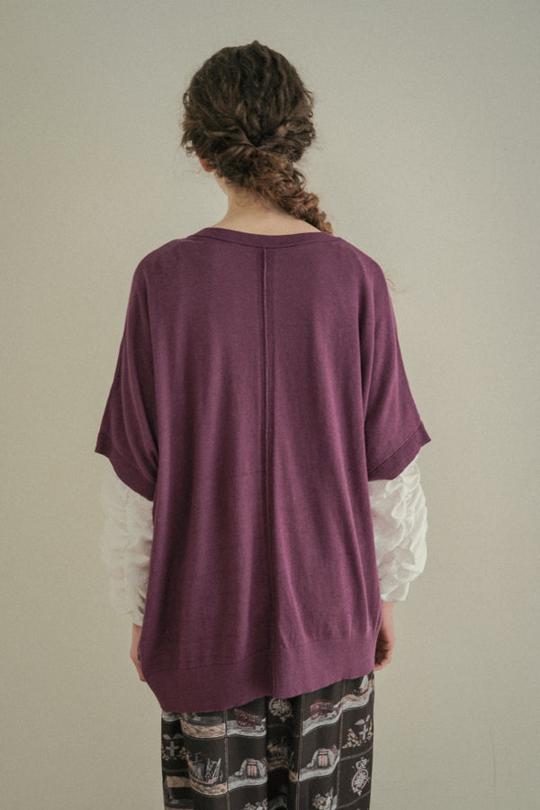 Concealed Placket Cocoon Oversized Vest