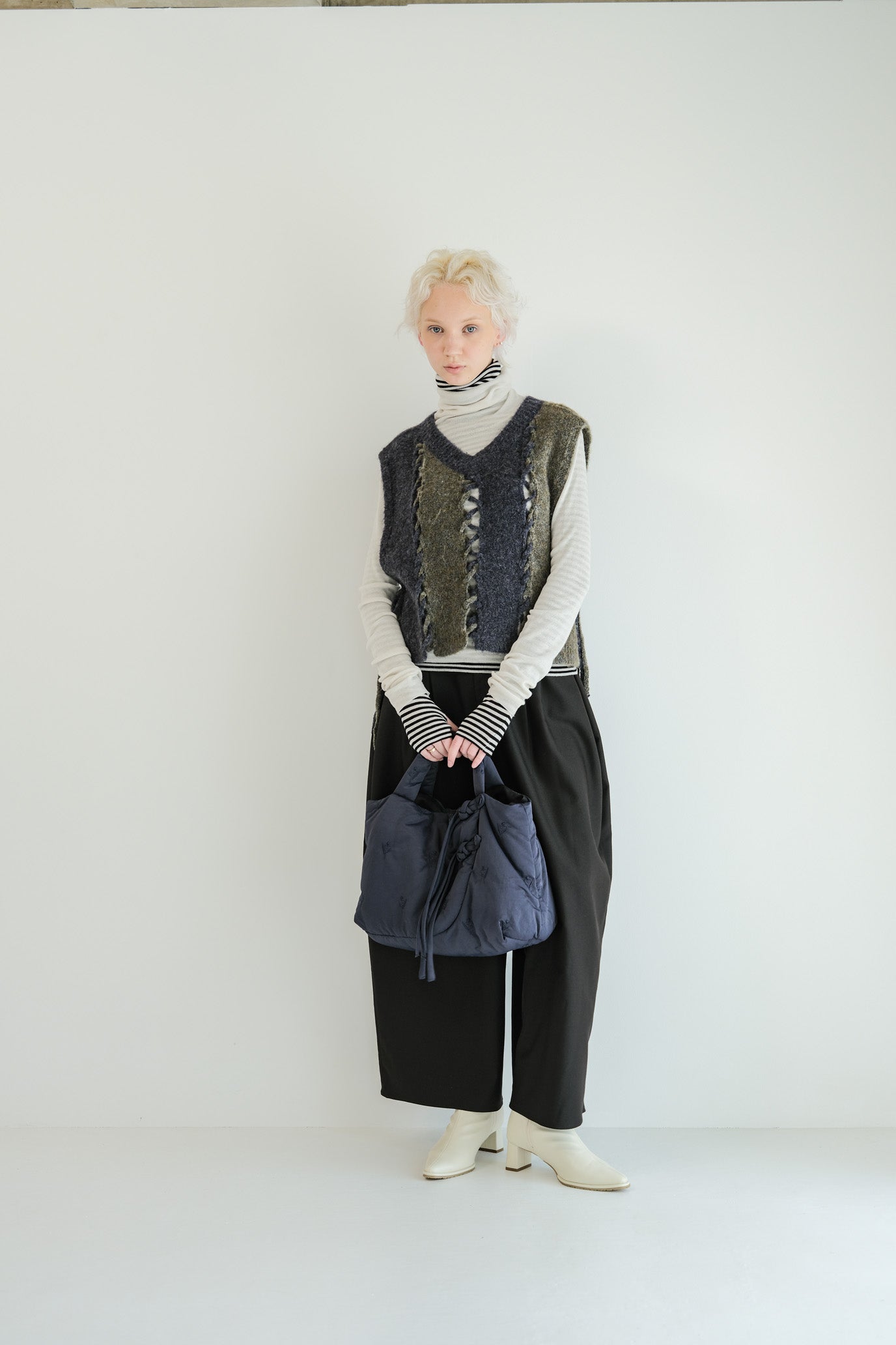 2-Way Stripe Slash Vest