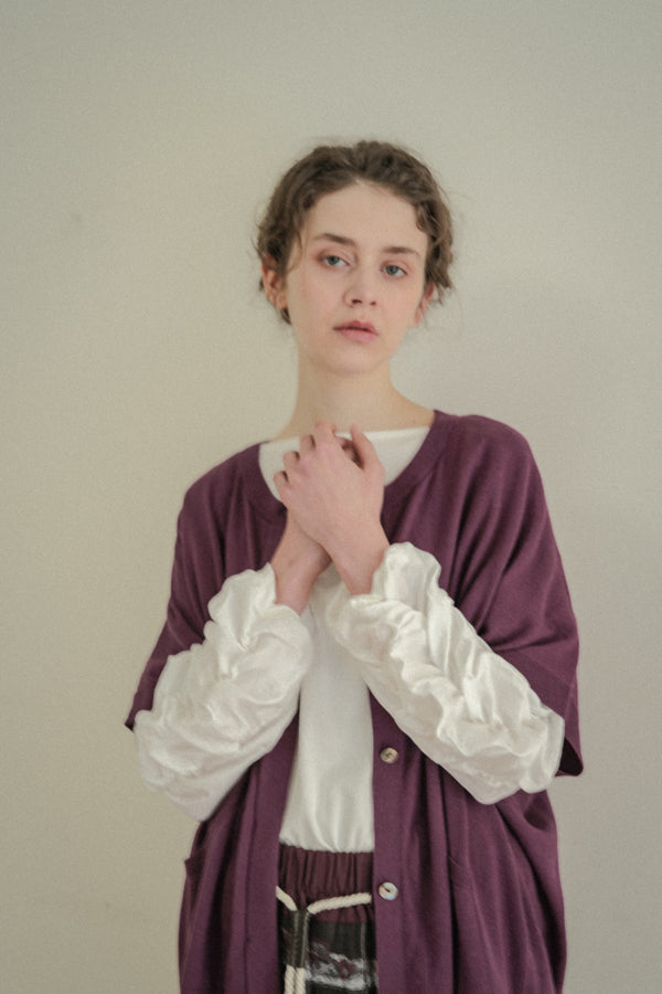 Concealed Placket Cocoon Oversized Vest