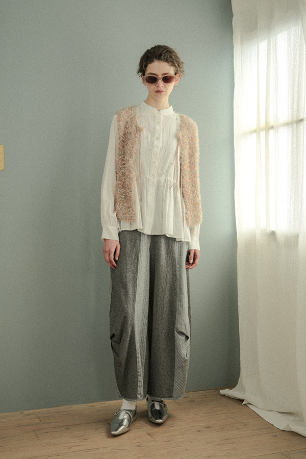Feather Tulle Vest