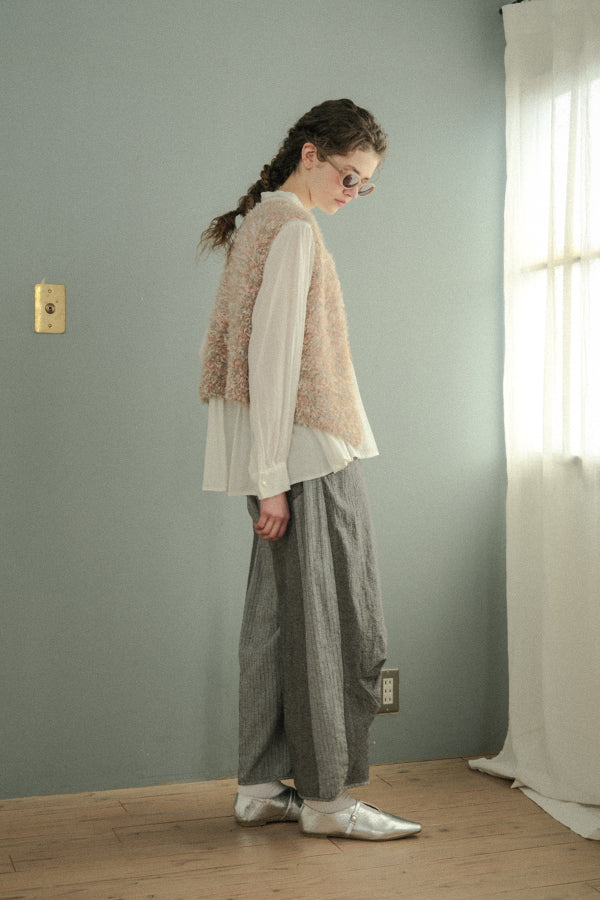 Feather Tulle Vest