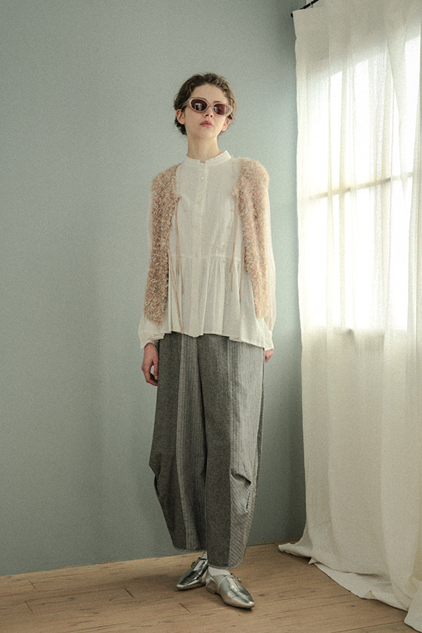 Feather Tulle Vest