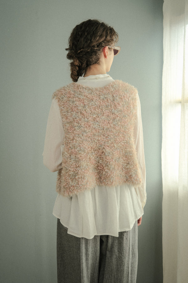 Feather Tulle Vest
